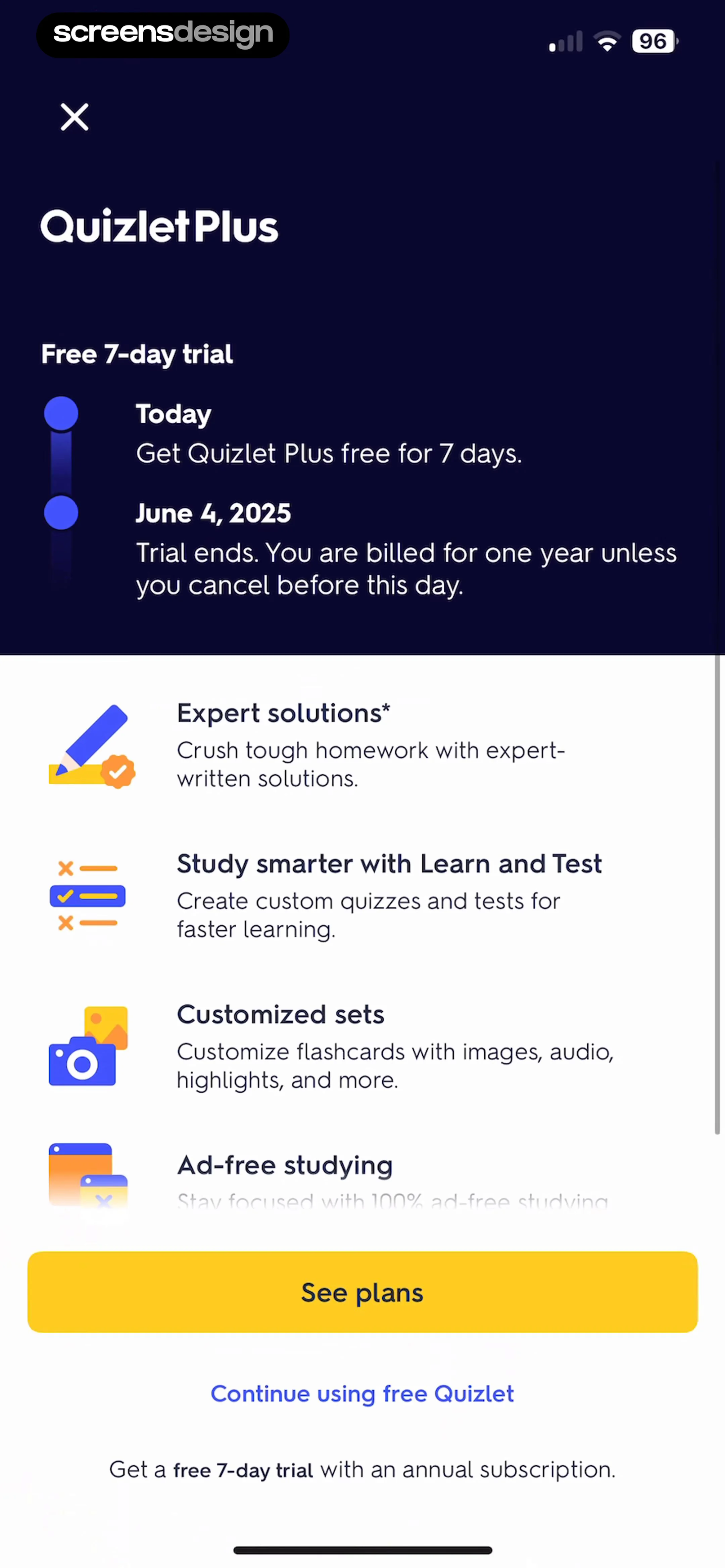 Quizlet: More than Flashcards screen 7