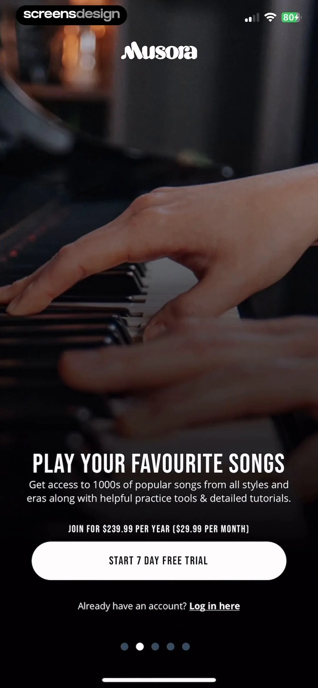 Musora: The Music Lessons App screen 3
