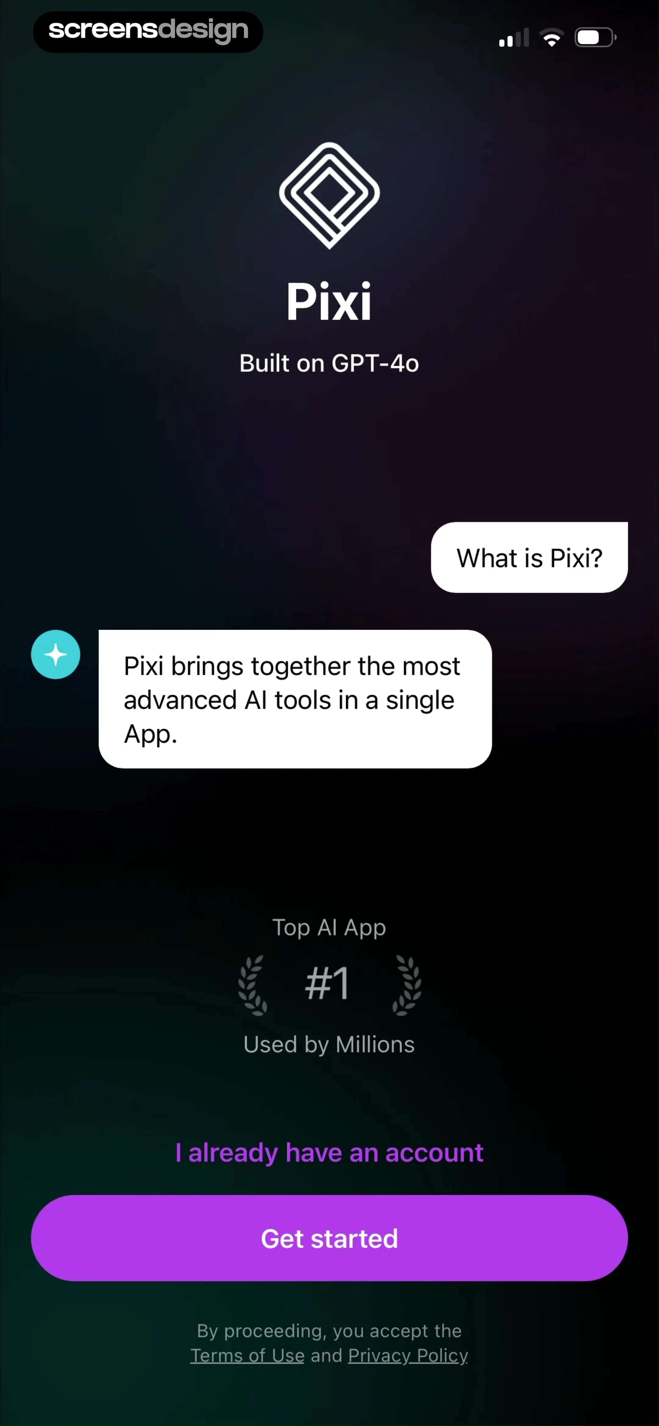 AI Chatbot: Pixi screen 3