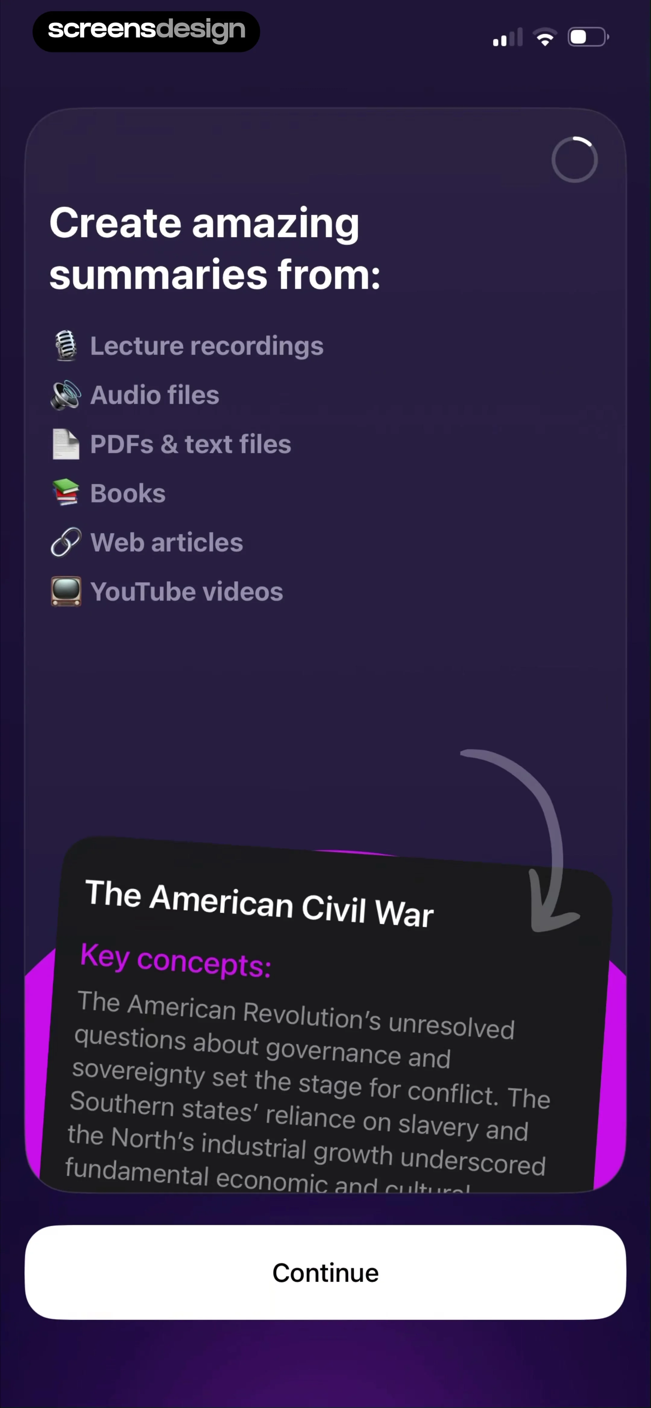 Kiwi AI - Notetaker screen 2