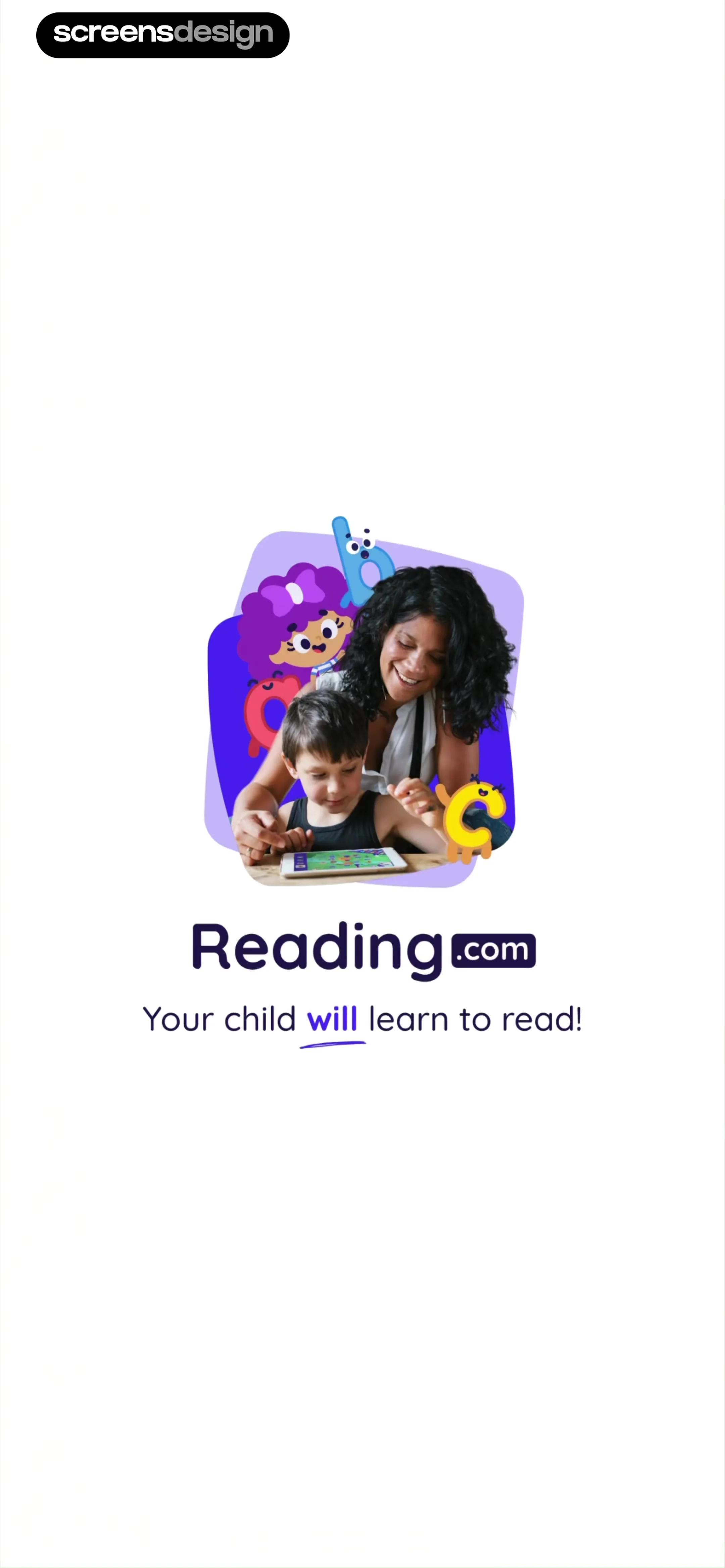 Learn to Read - Reading.com screen 1