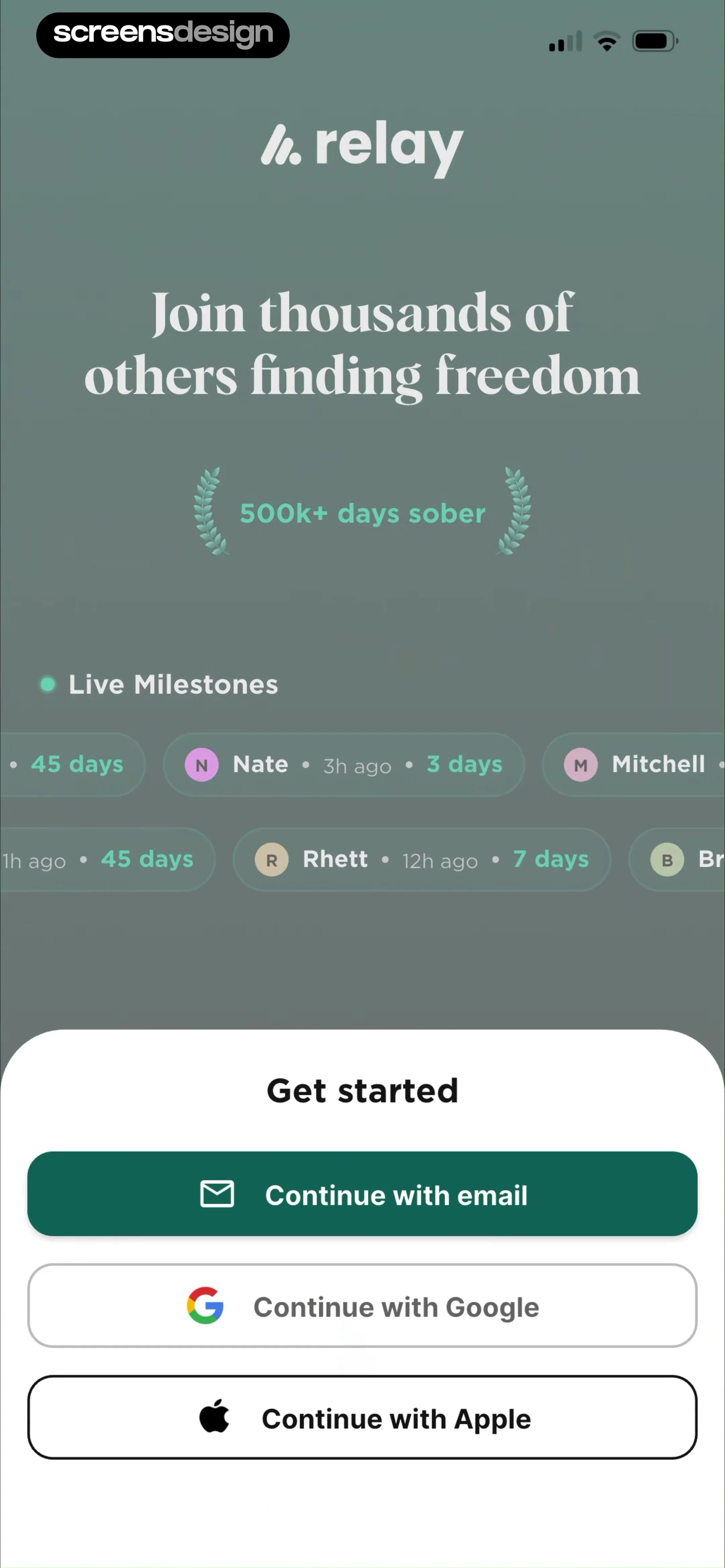 Relay: Quit Lust & Addiction screen 3