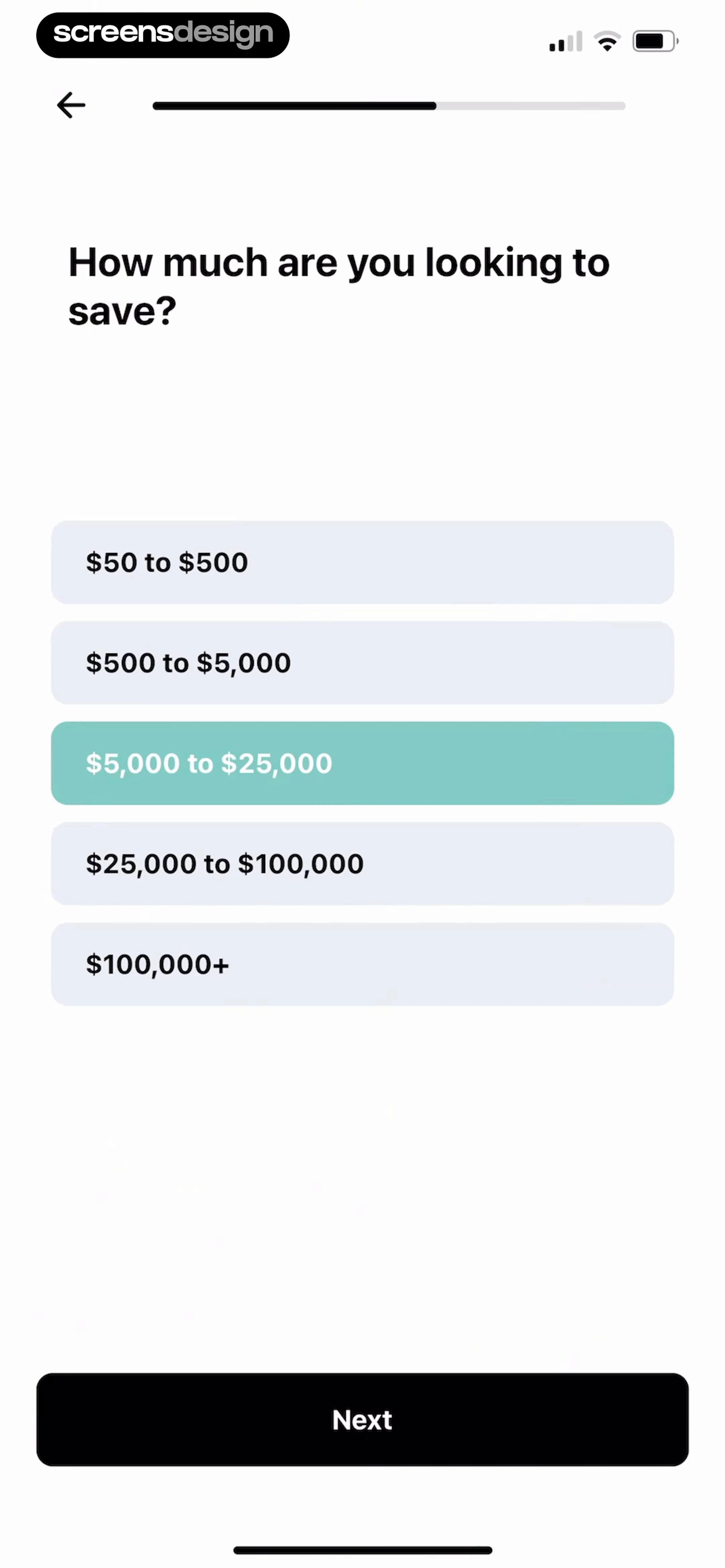 BuyBye - Budget Planner replay screen