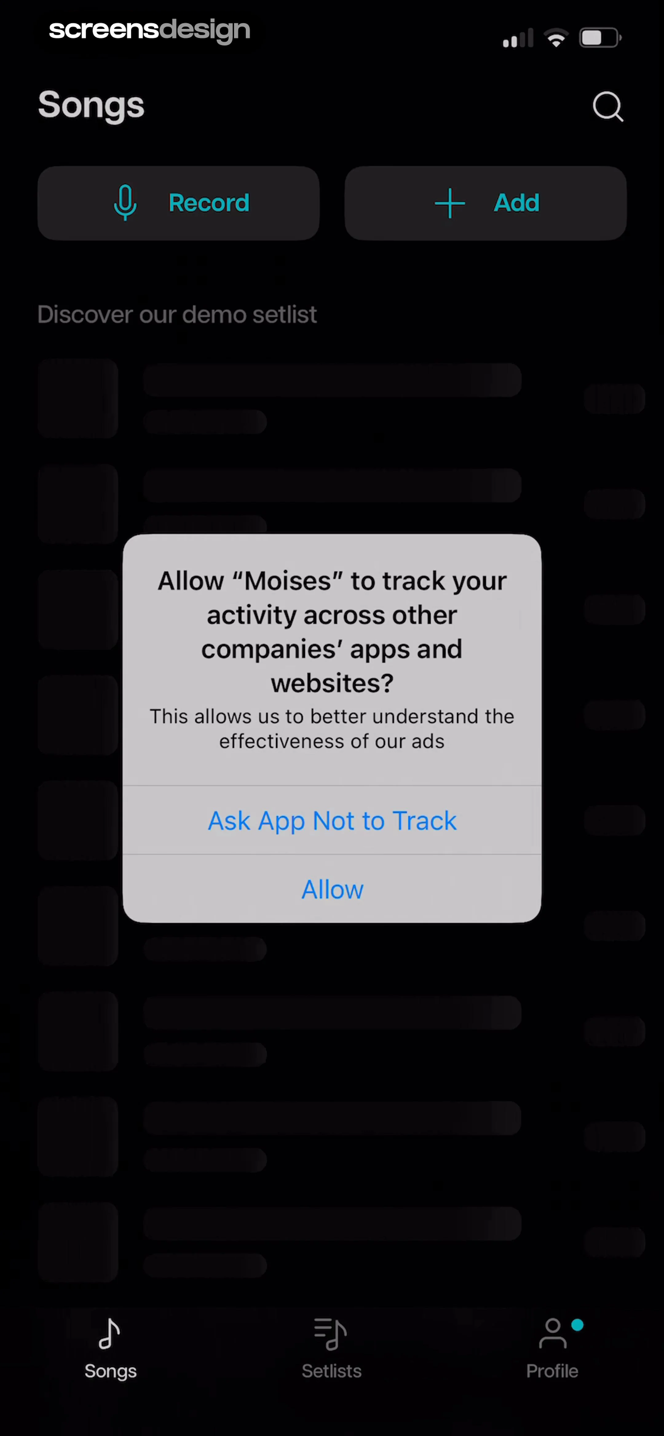 Moises: The Musician's App screen 8