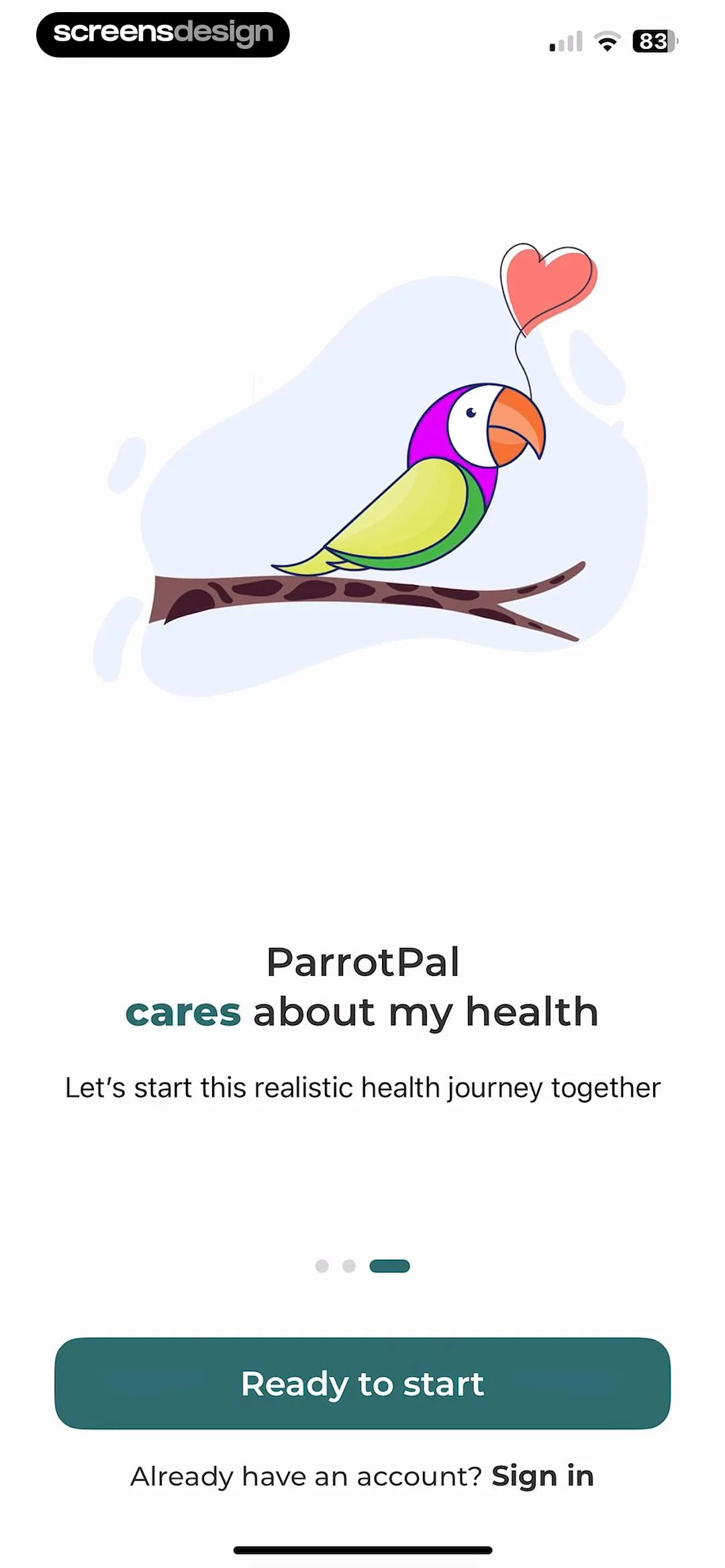 ParrotPal: Calorie Tracker screen 4