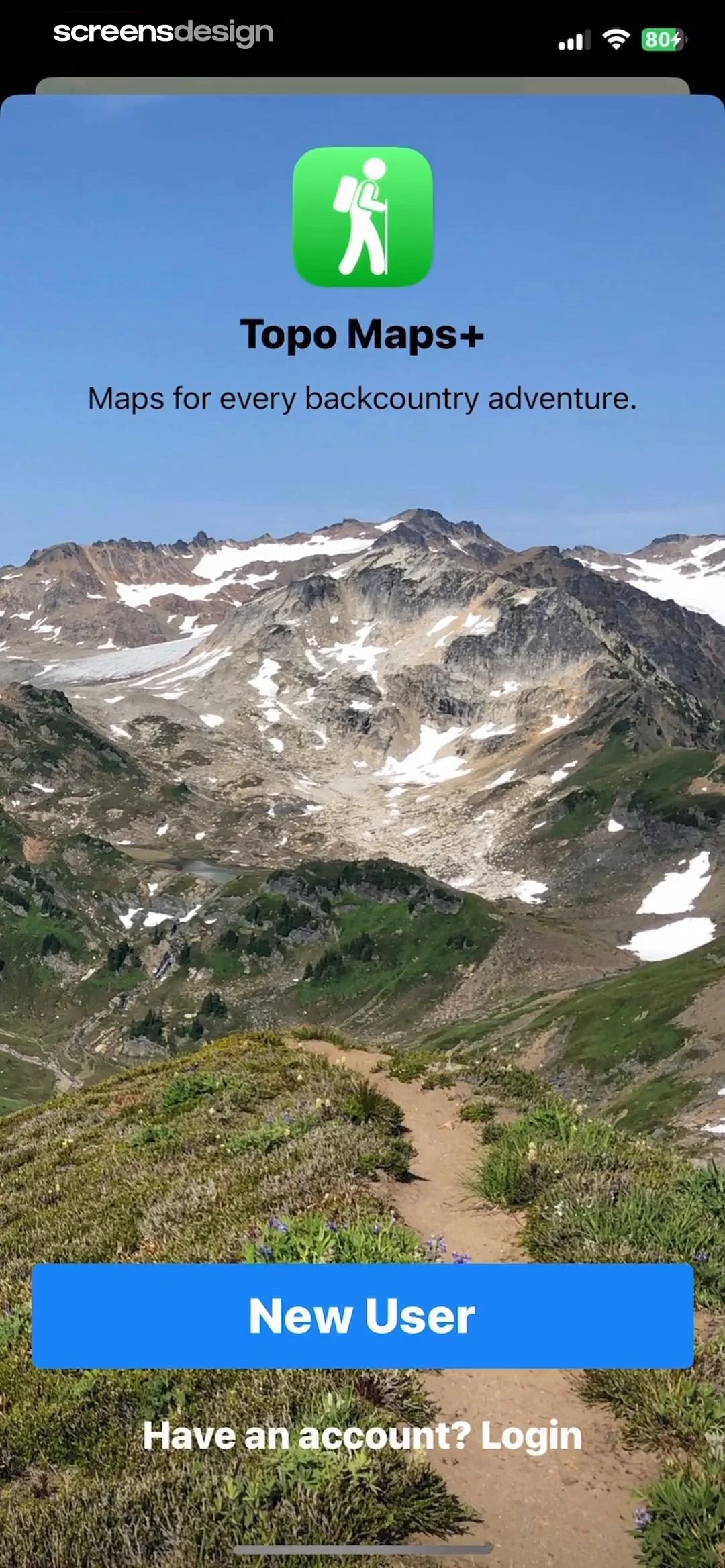 Topo Maps+ | ScreensDesign