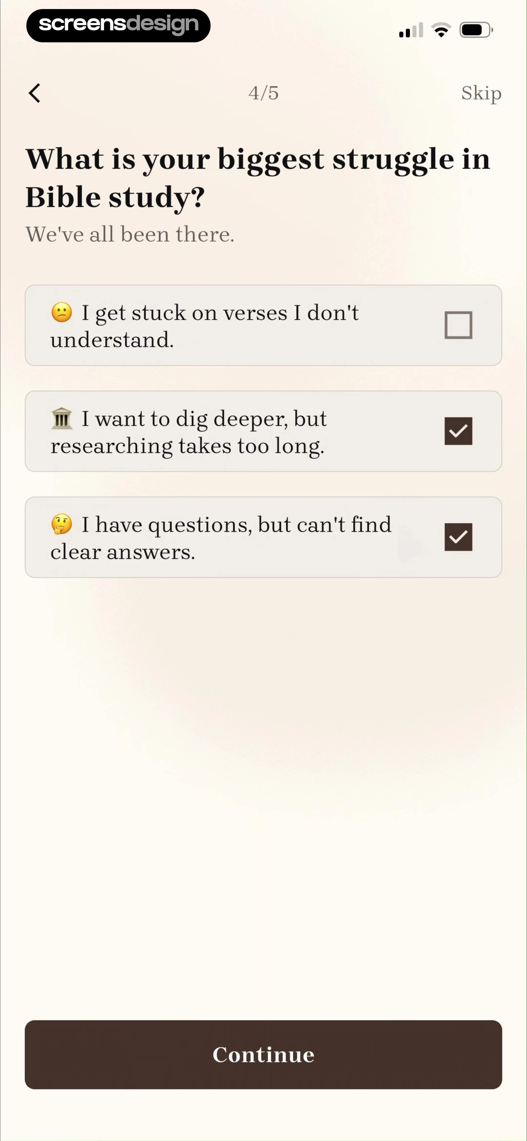 Bible Note: Sermon Notes screen 7