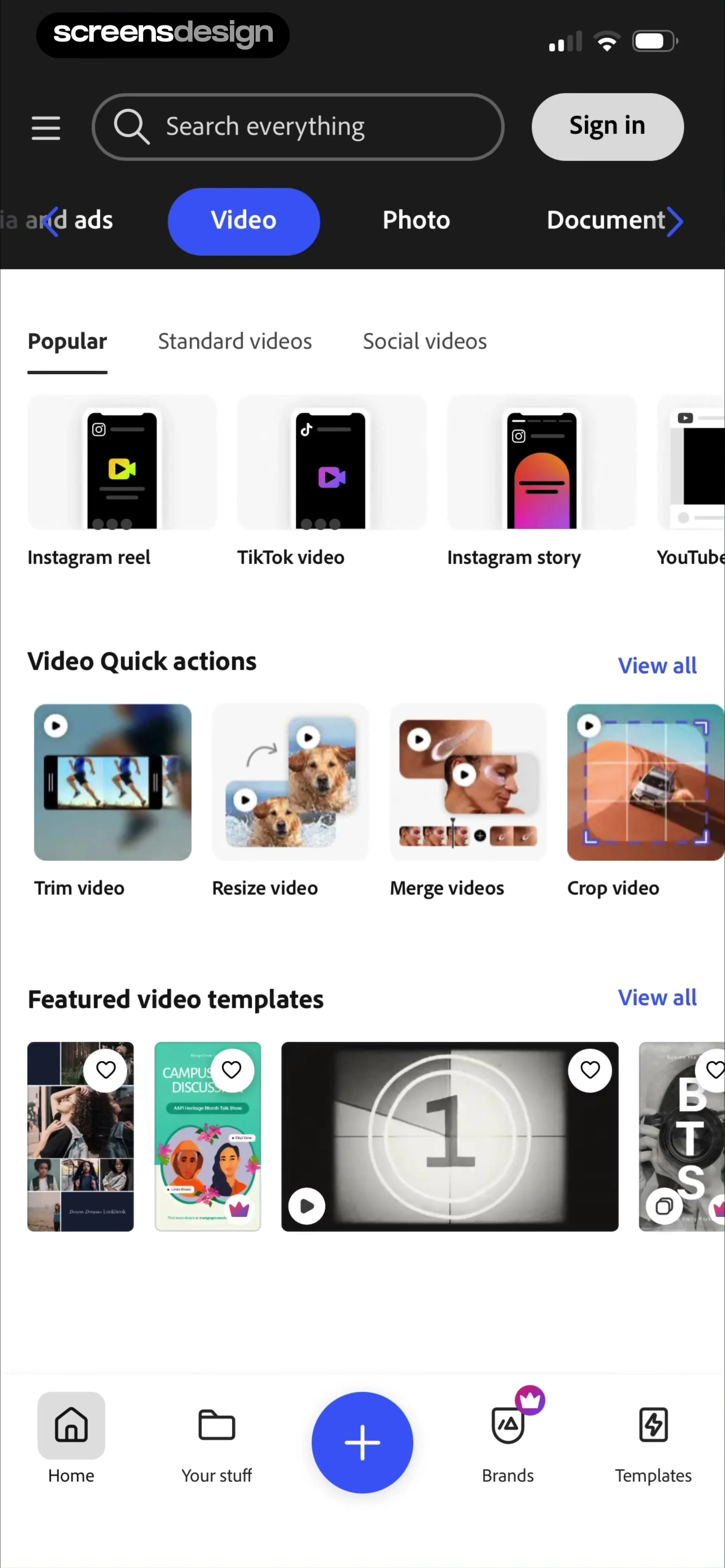 Adobe Express: Create Anything screen 7