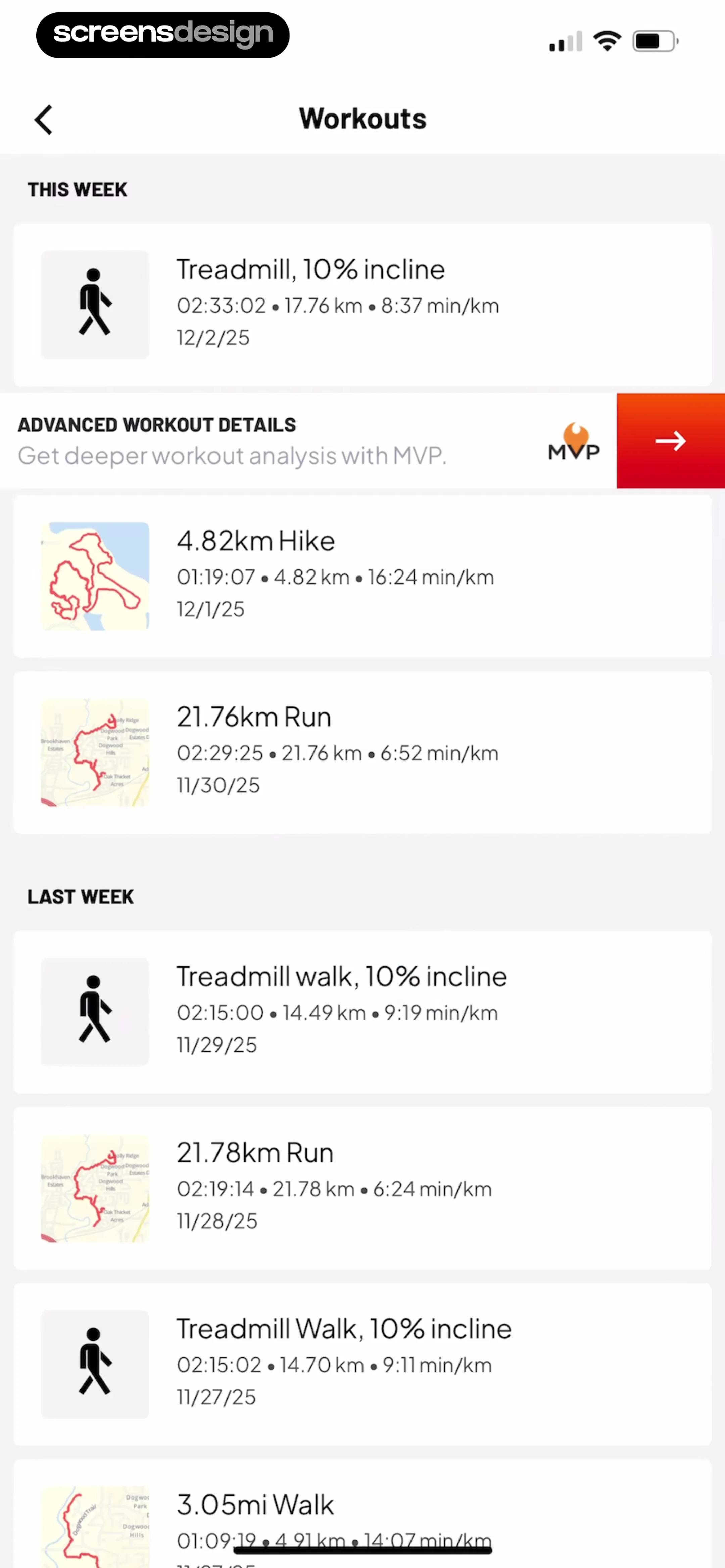 Map My Run GPS Running Tracker screen 58