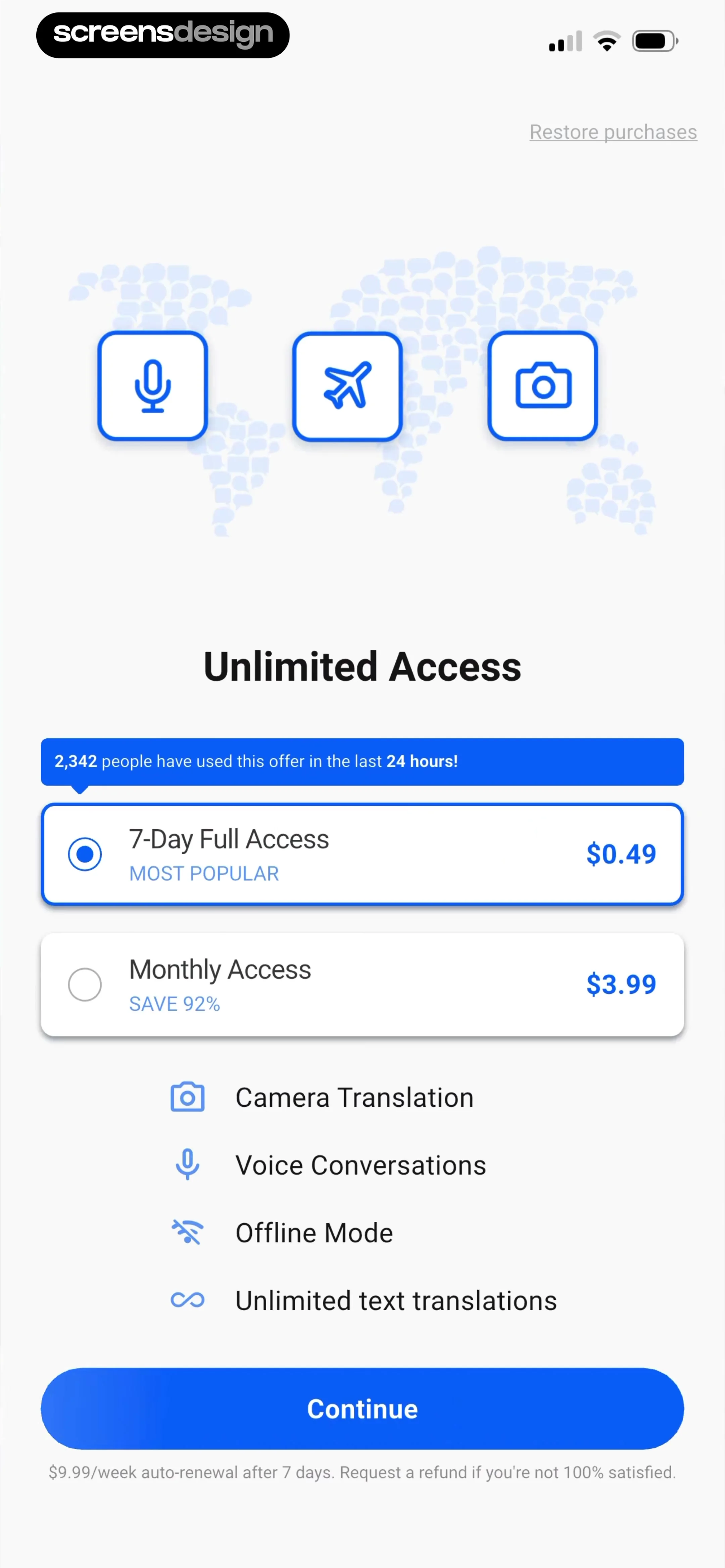 Translator GO: AI Translate screen 6