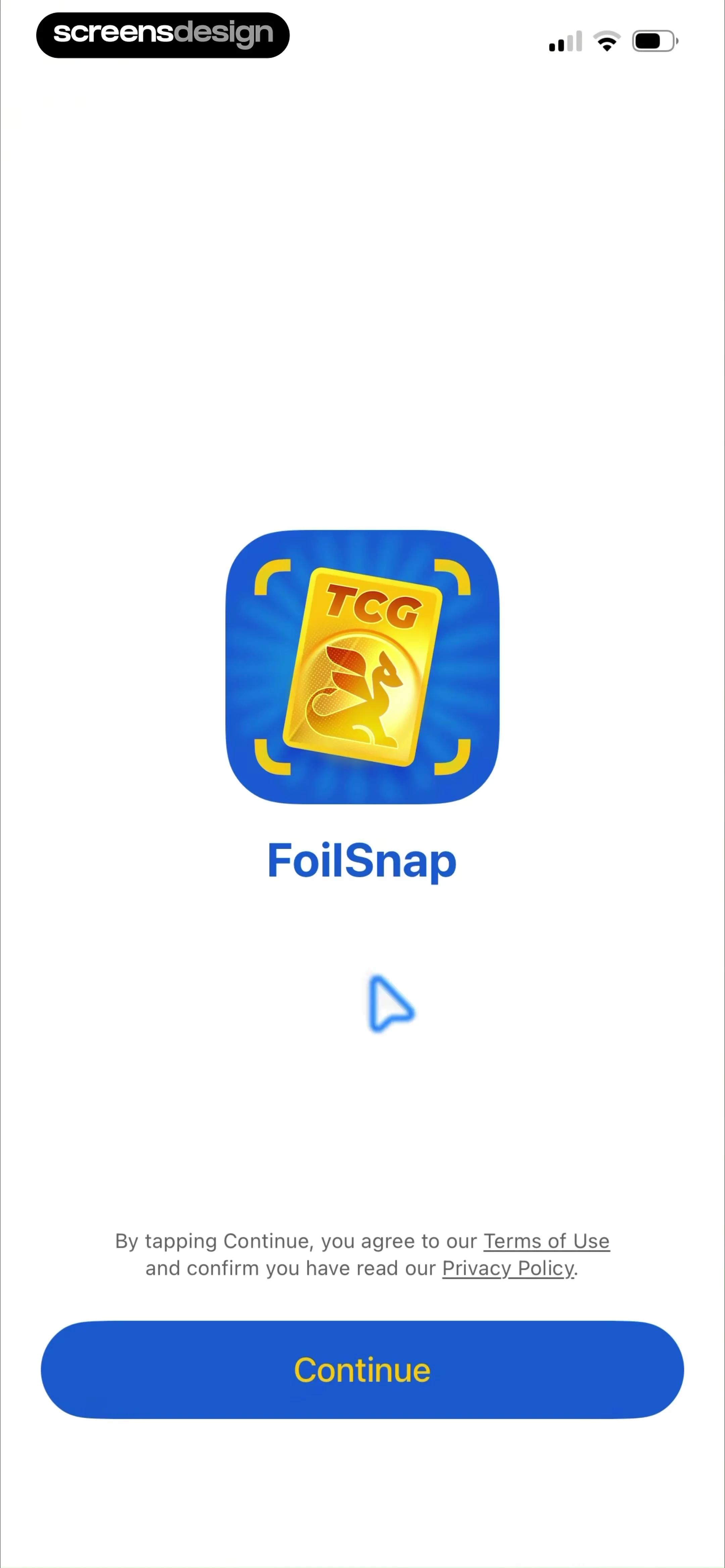 FoilSnap: TCG Card Scanner screen 1