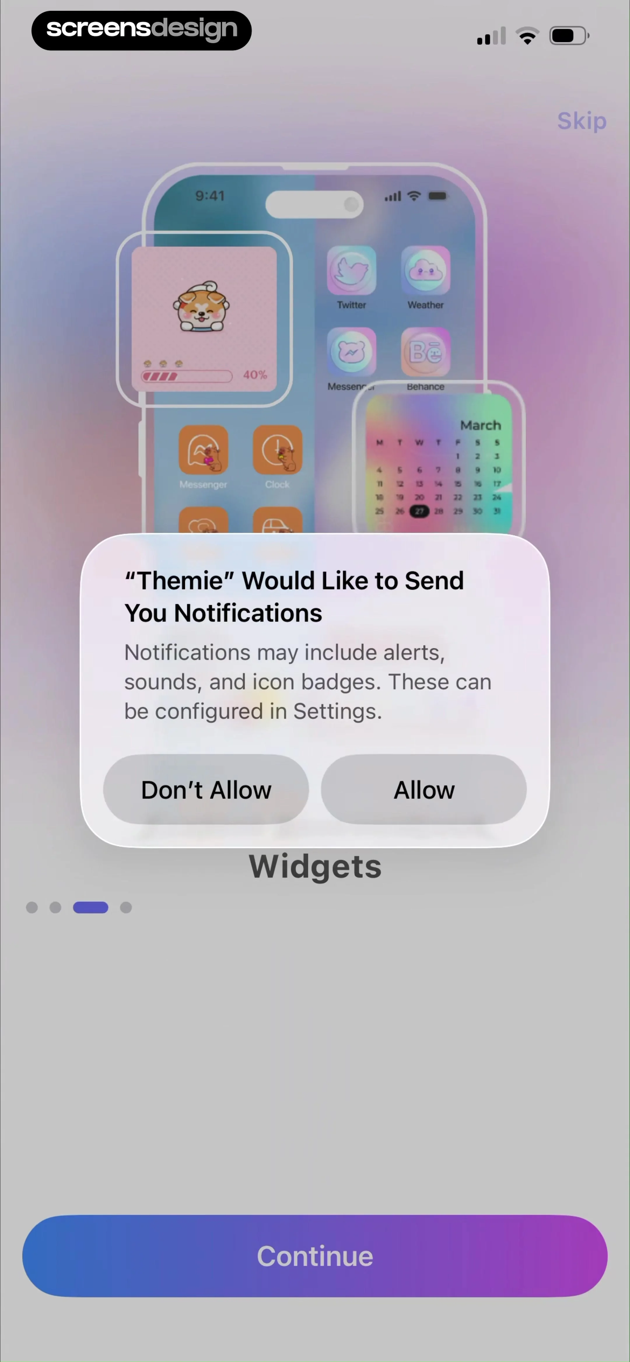 Themie: Wallpapers & Theme screen 7