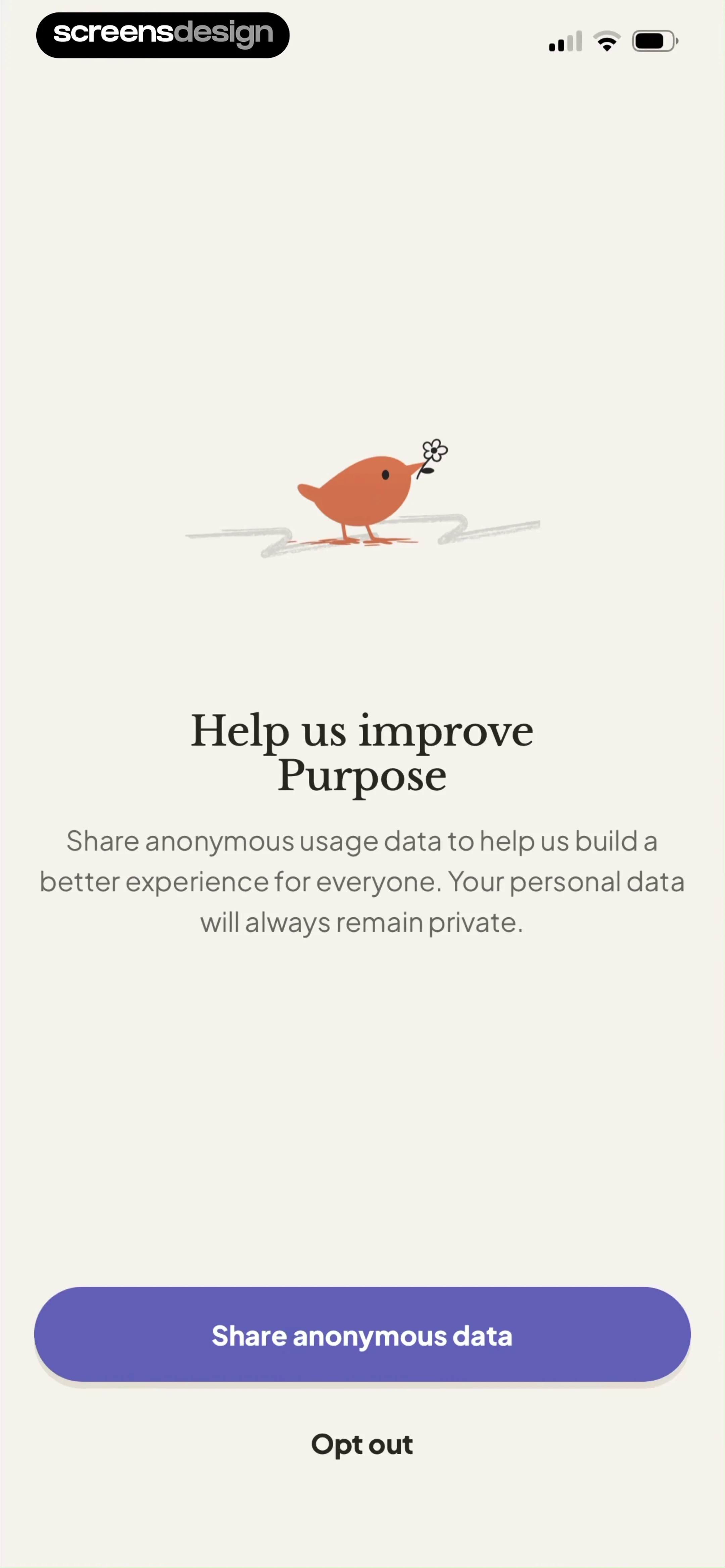 Purpose: AI Mentor & Coach screen 4