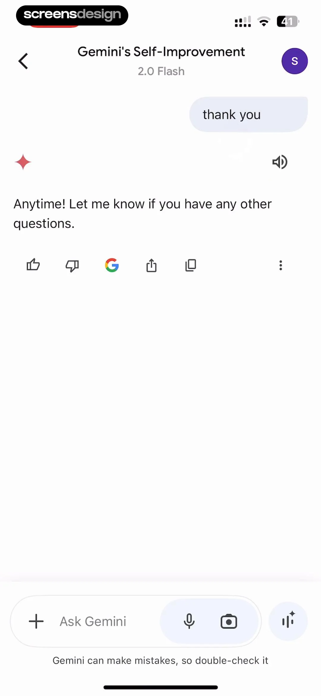 Google Gemini screen 57