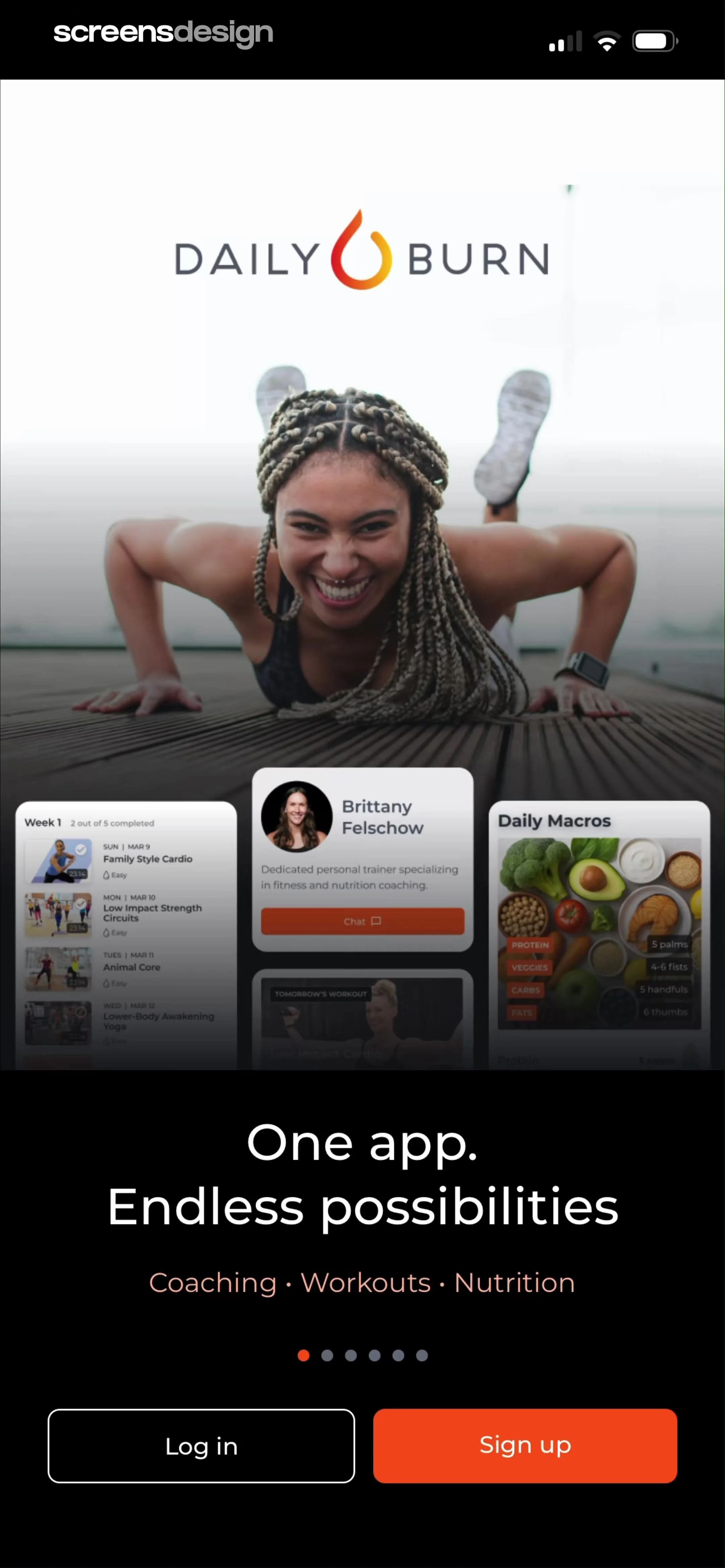 Daily Burn: Home Workouts screen 2