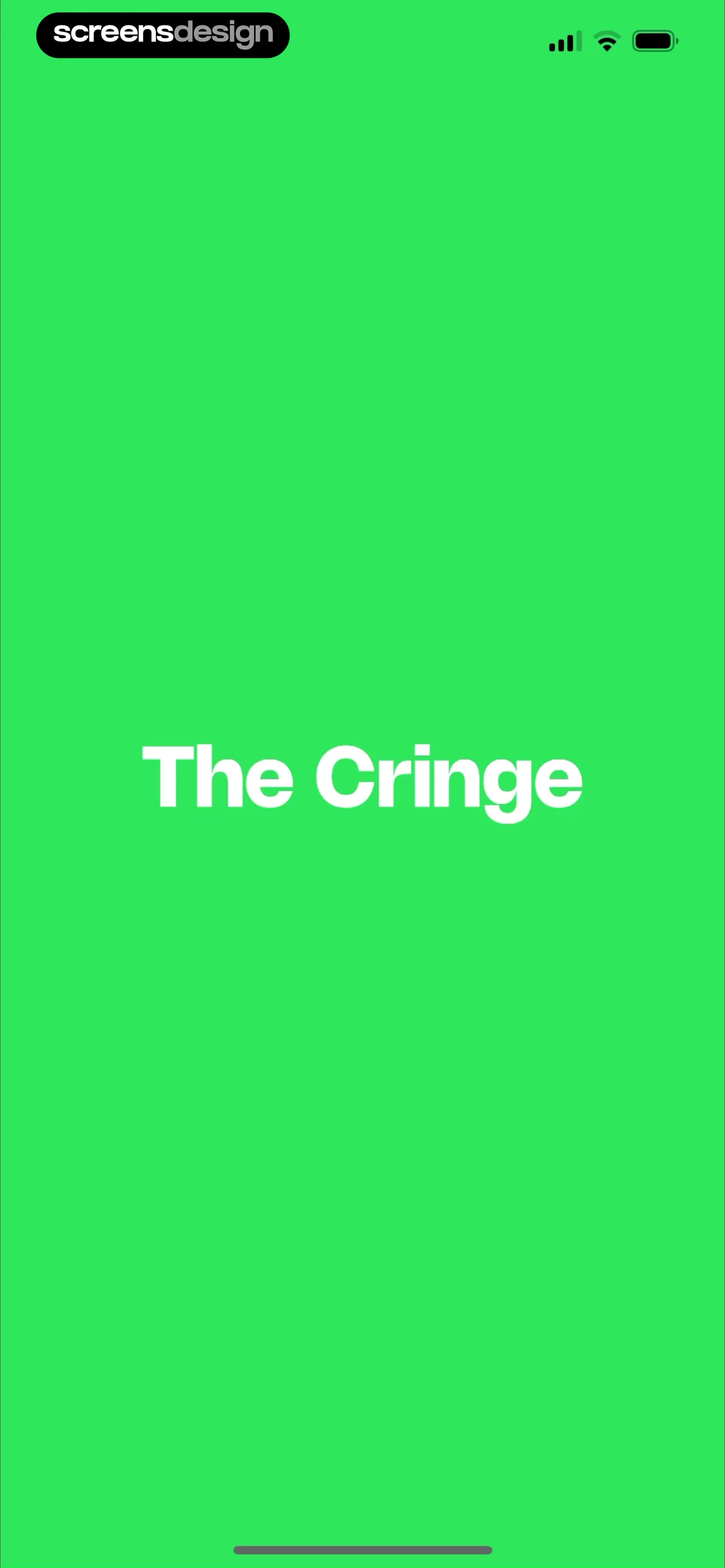 The Cringe: Chat Wrapped screen 1