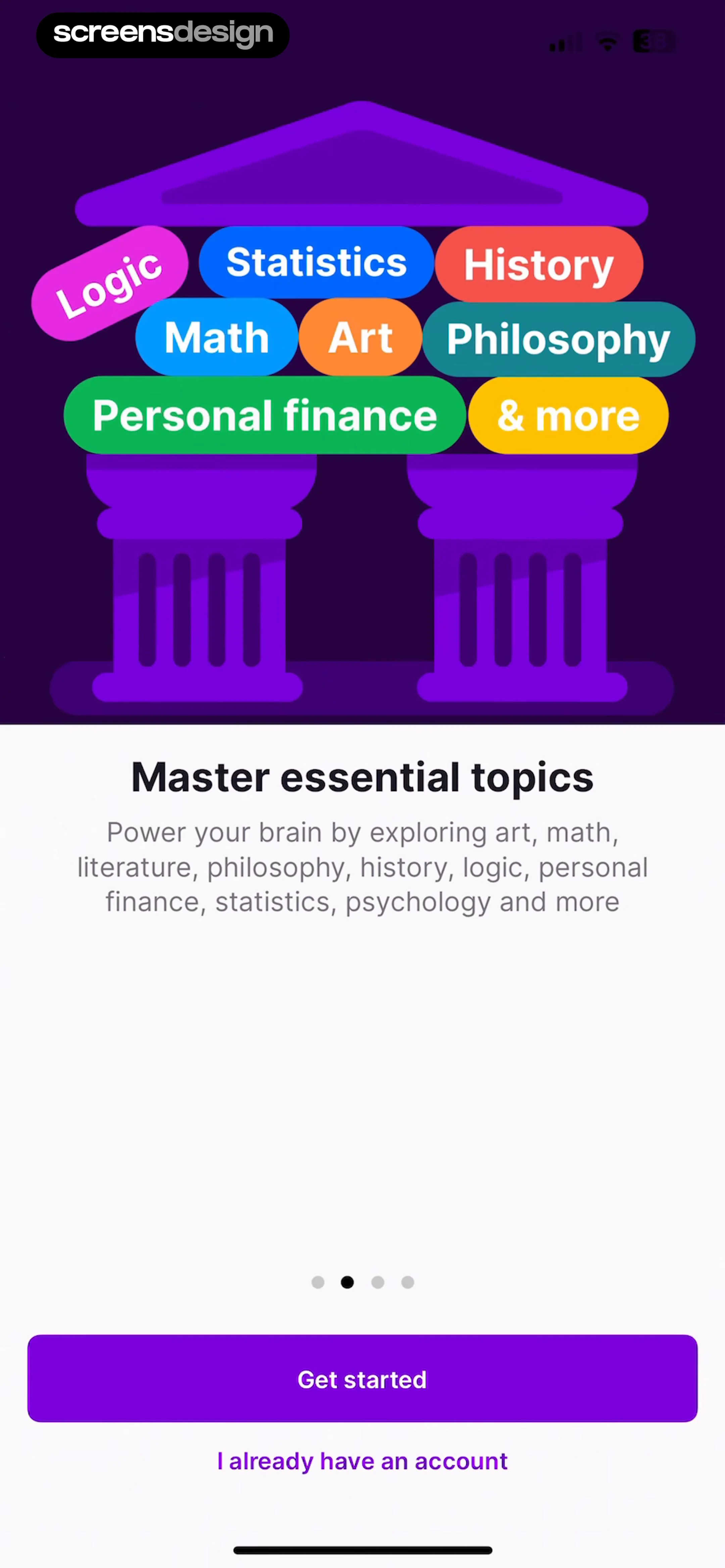 Nibble: Daily Learning & Quiz screen 4