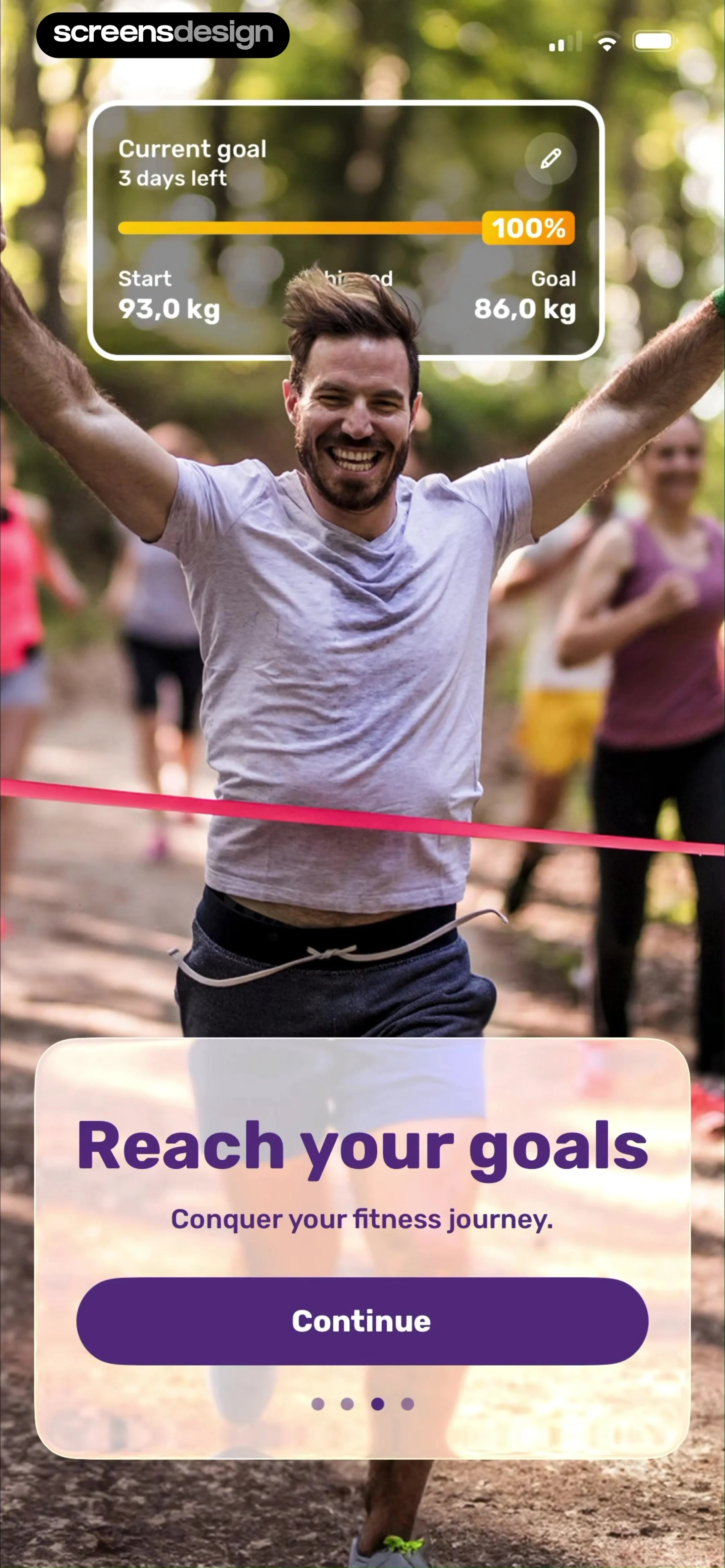 Running Tracker App – FITAPP screen 6