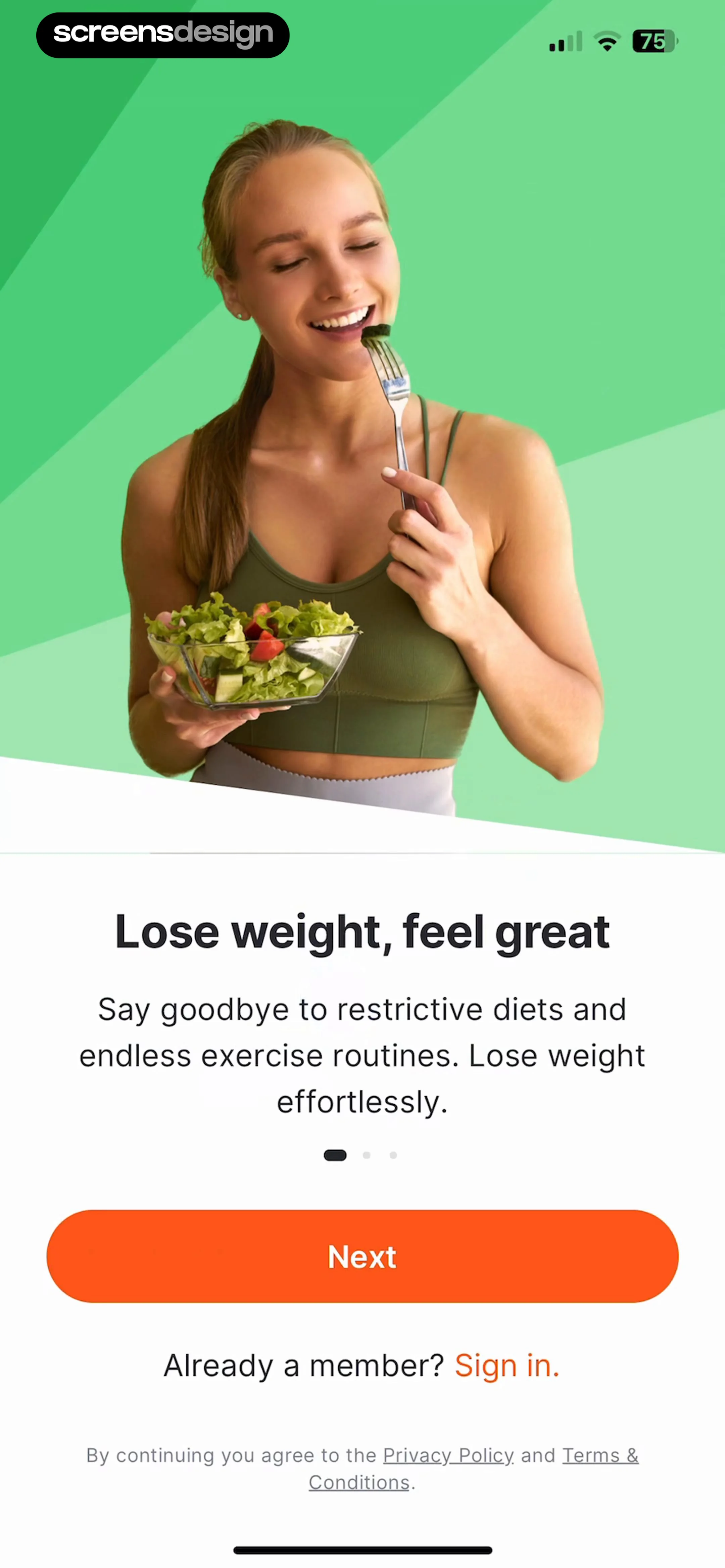 Fitself: Fitness and Fasting screen 3