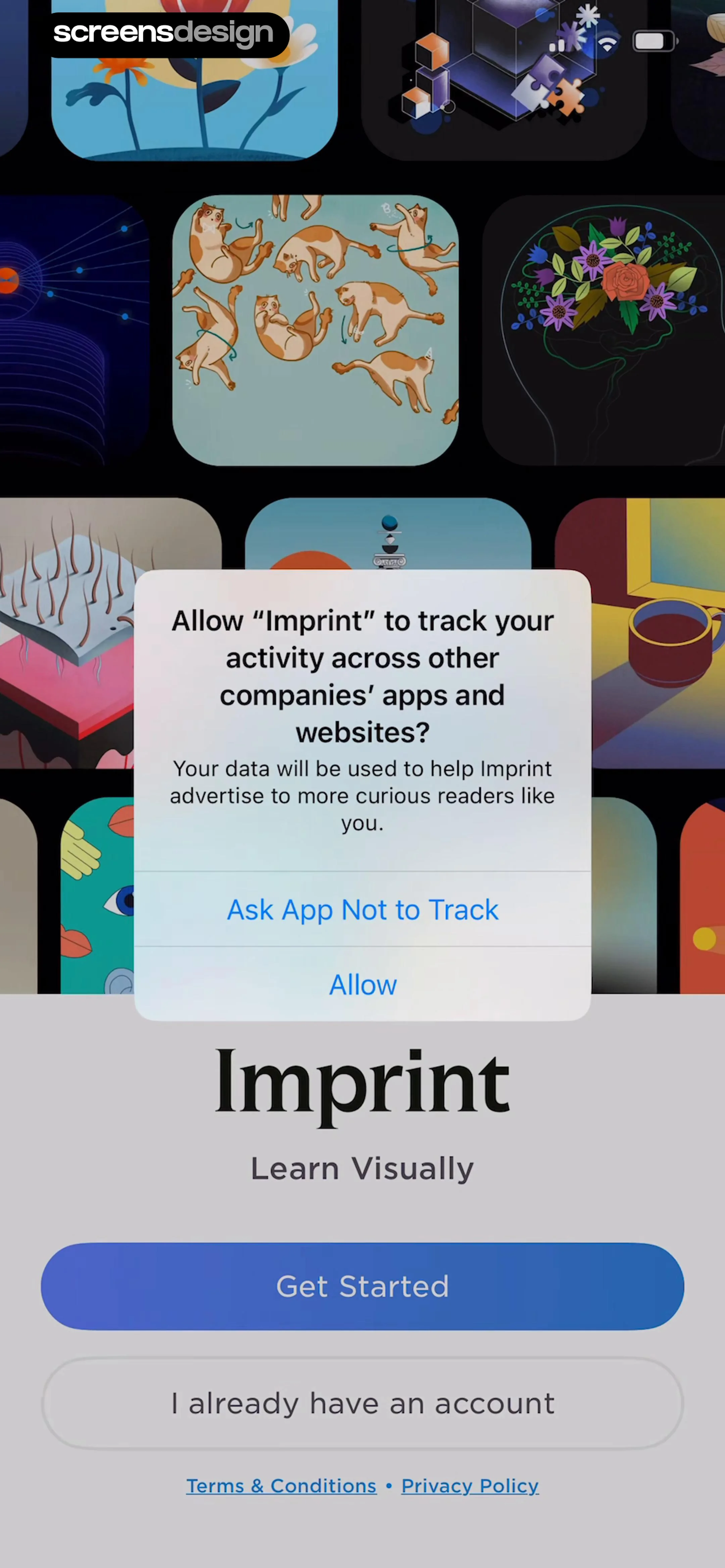 Imprint: Visual Micro Learning screen 3