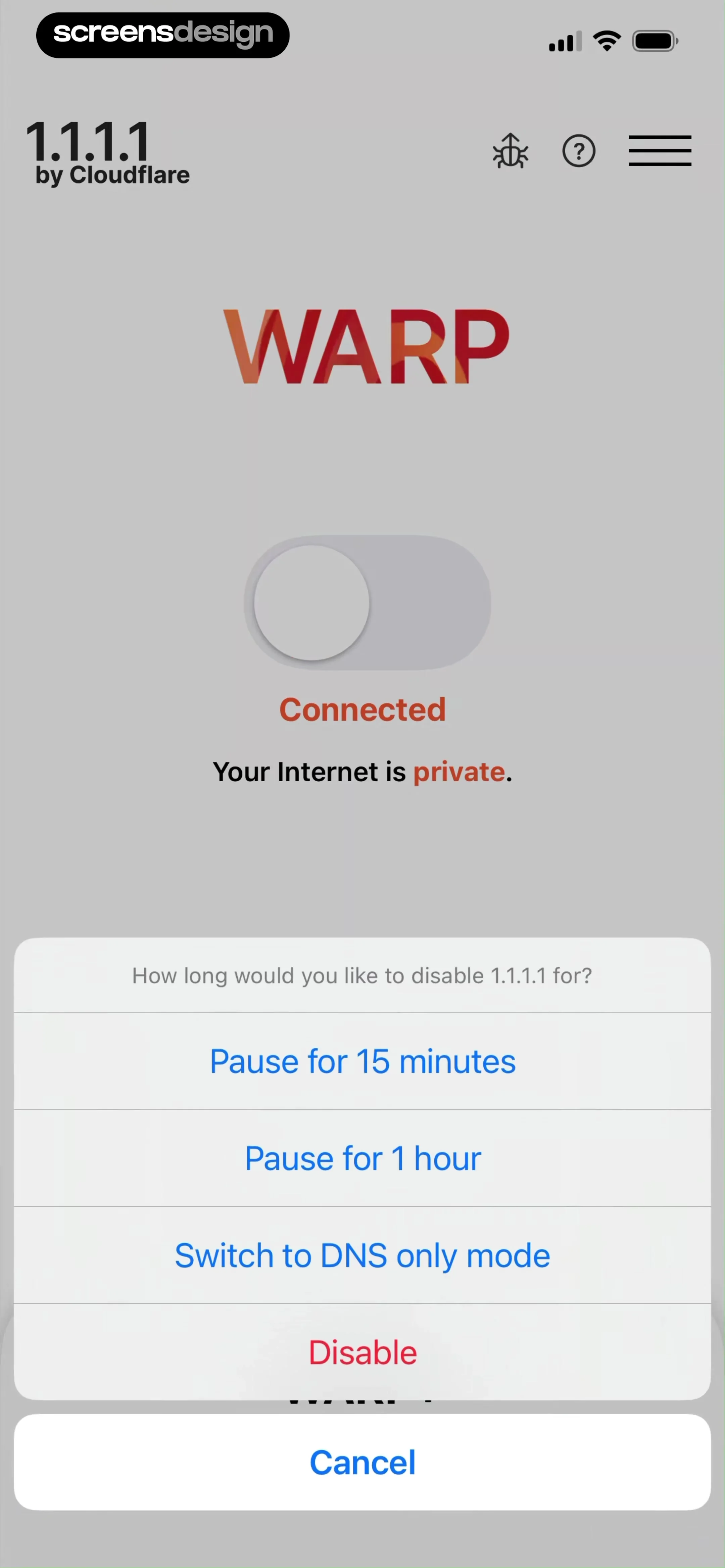 1.1.1.1: Faster Internet screen 10