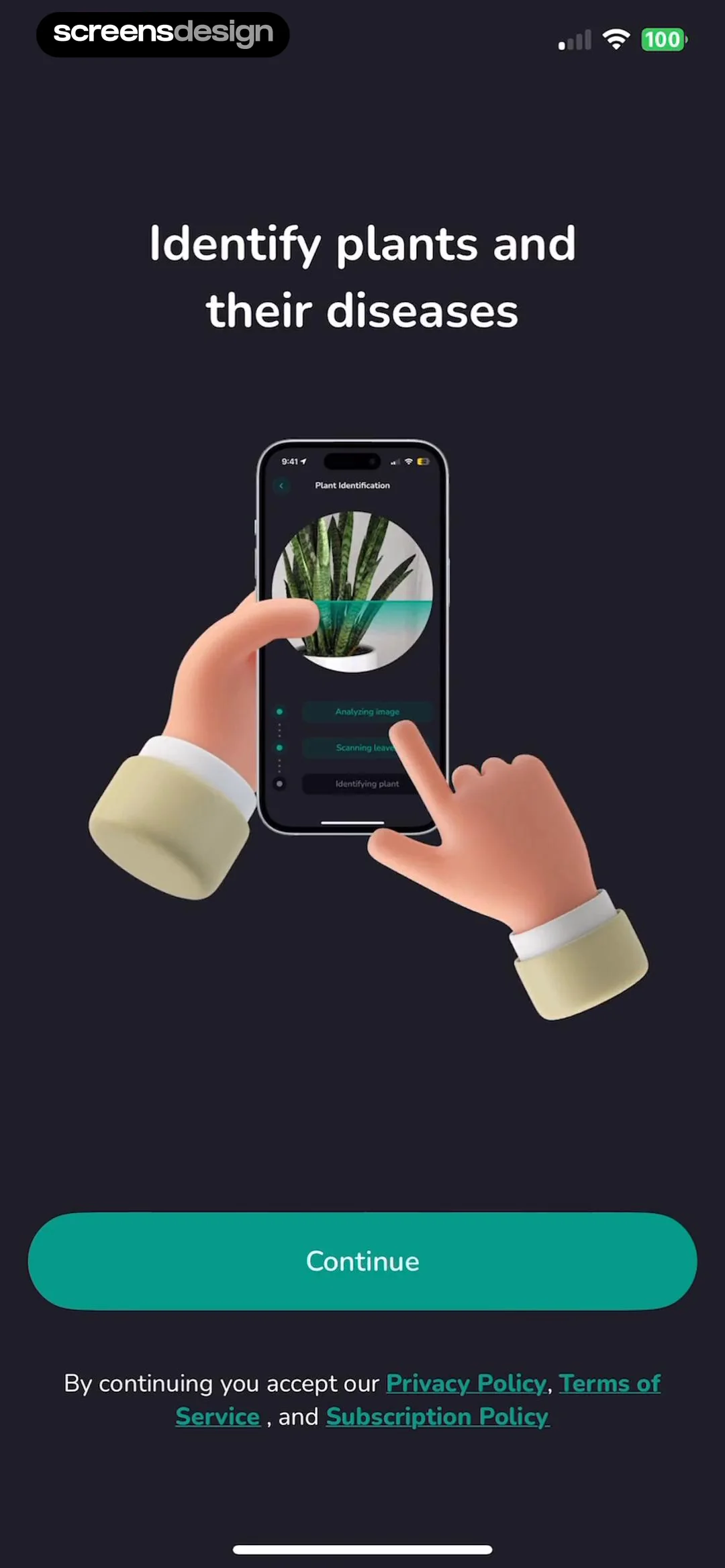 Plantfie・Plant Care Identifier screen 3