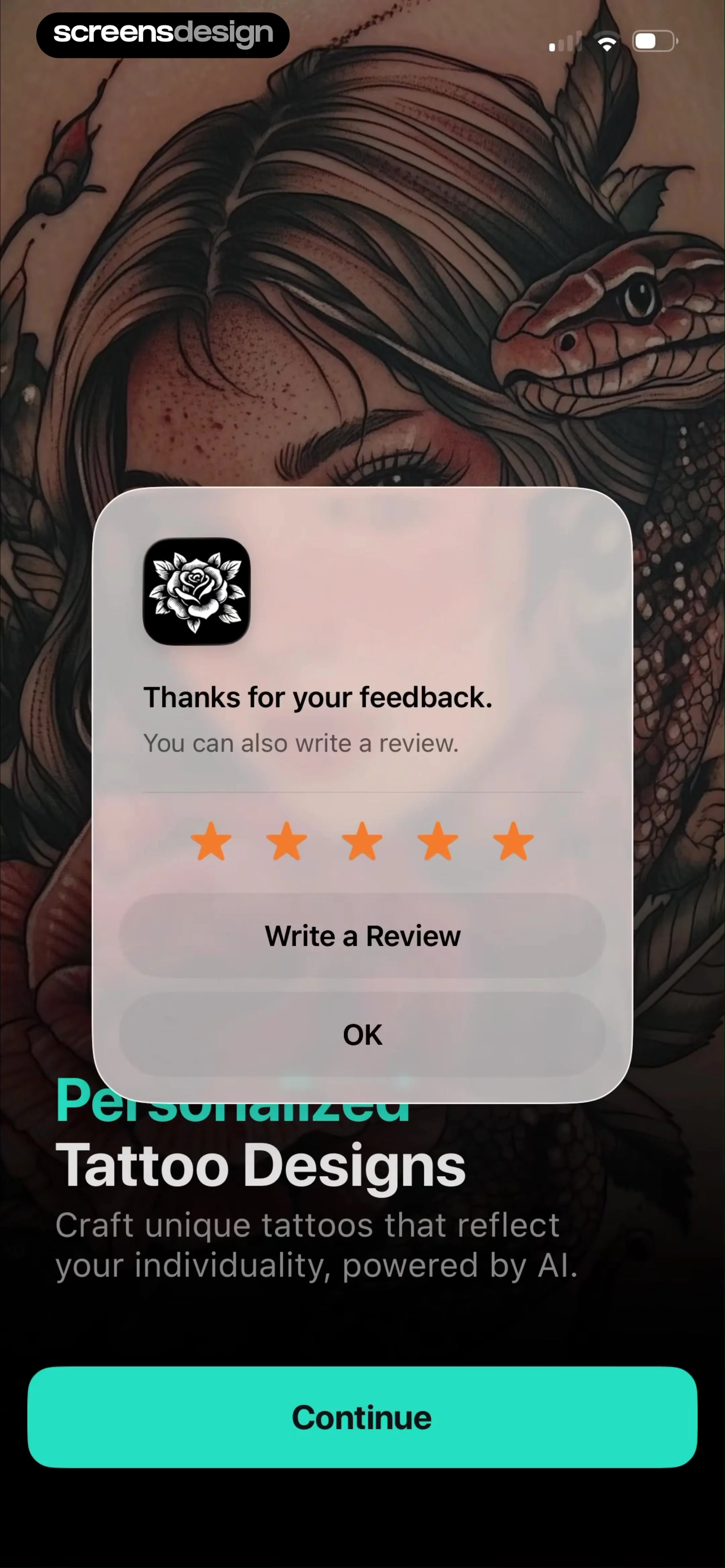 Tattoo AI Design Generator－Ink screen 7
