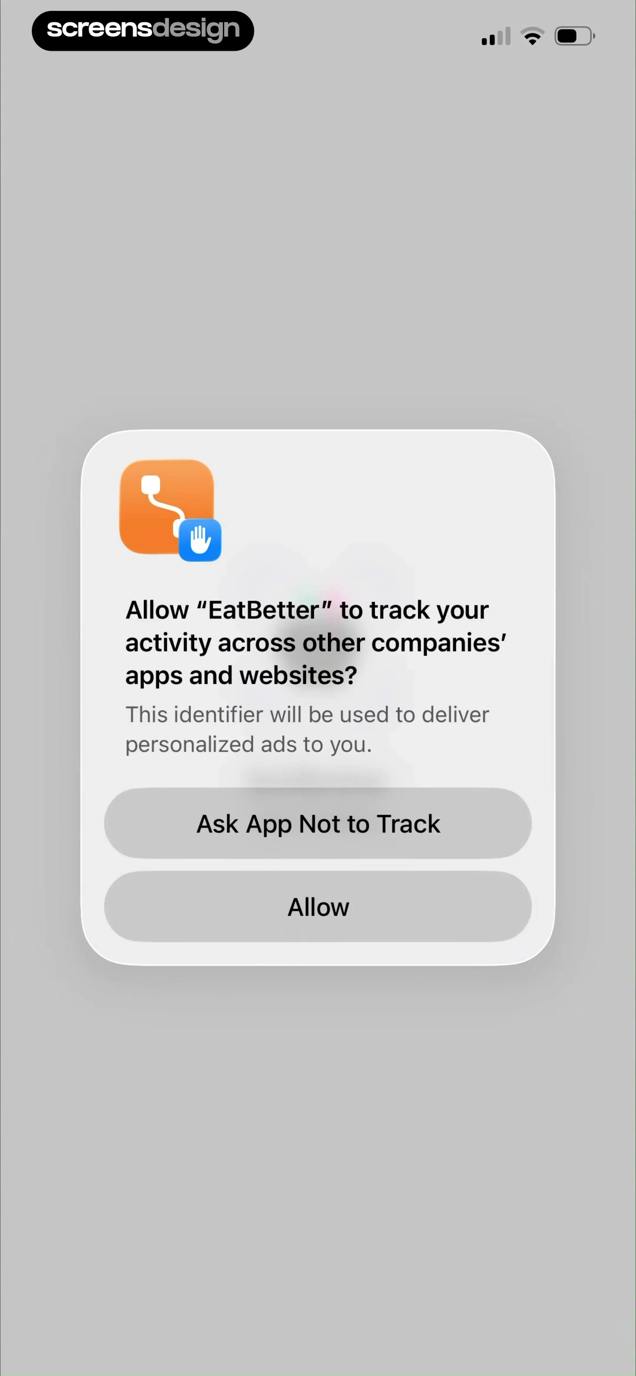 EatBetter: AI Food Journal screen 2