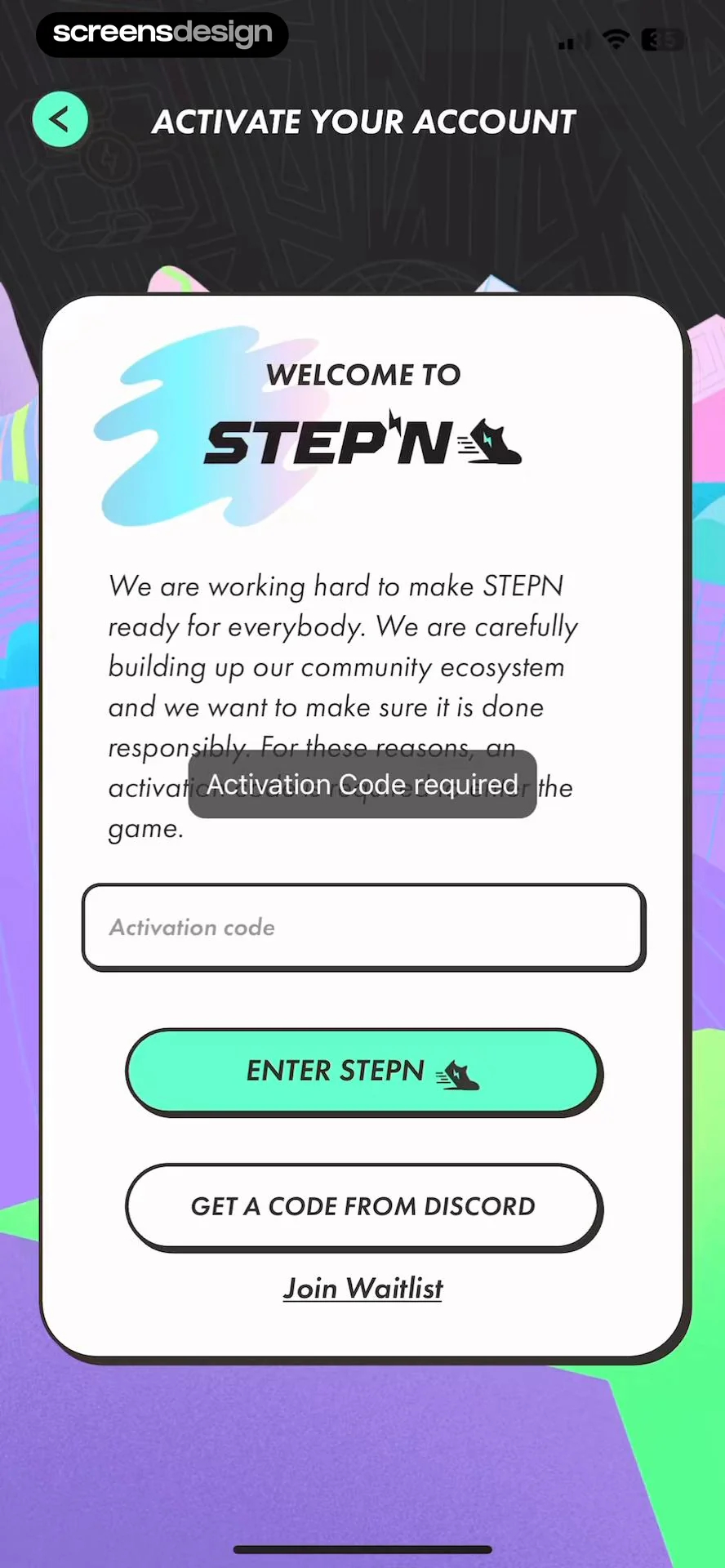 STEPN | ScreensDesign