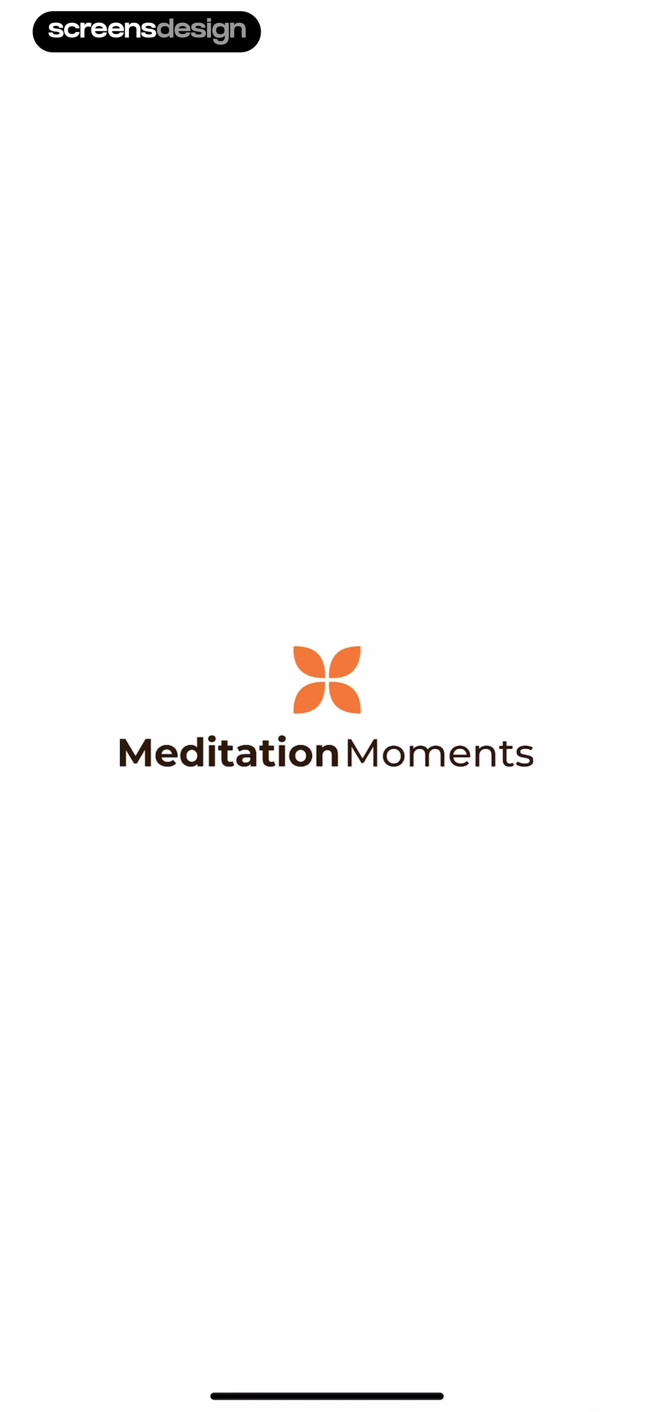 Meditation Moments - Guided screen 1