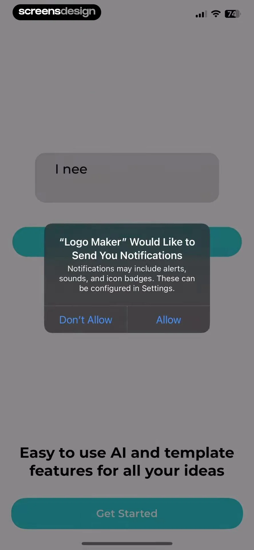 AI Logo Maker: Graphic Design screen 2