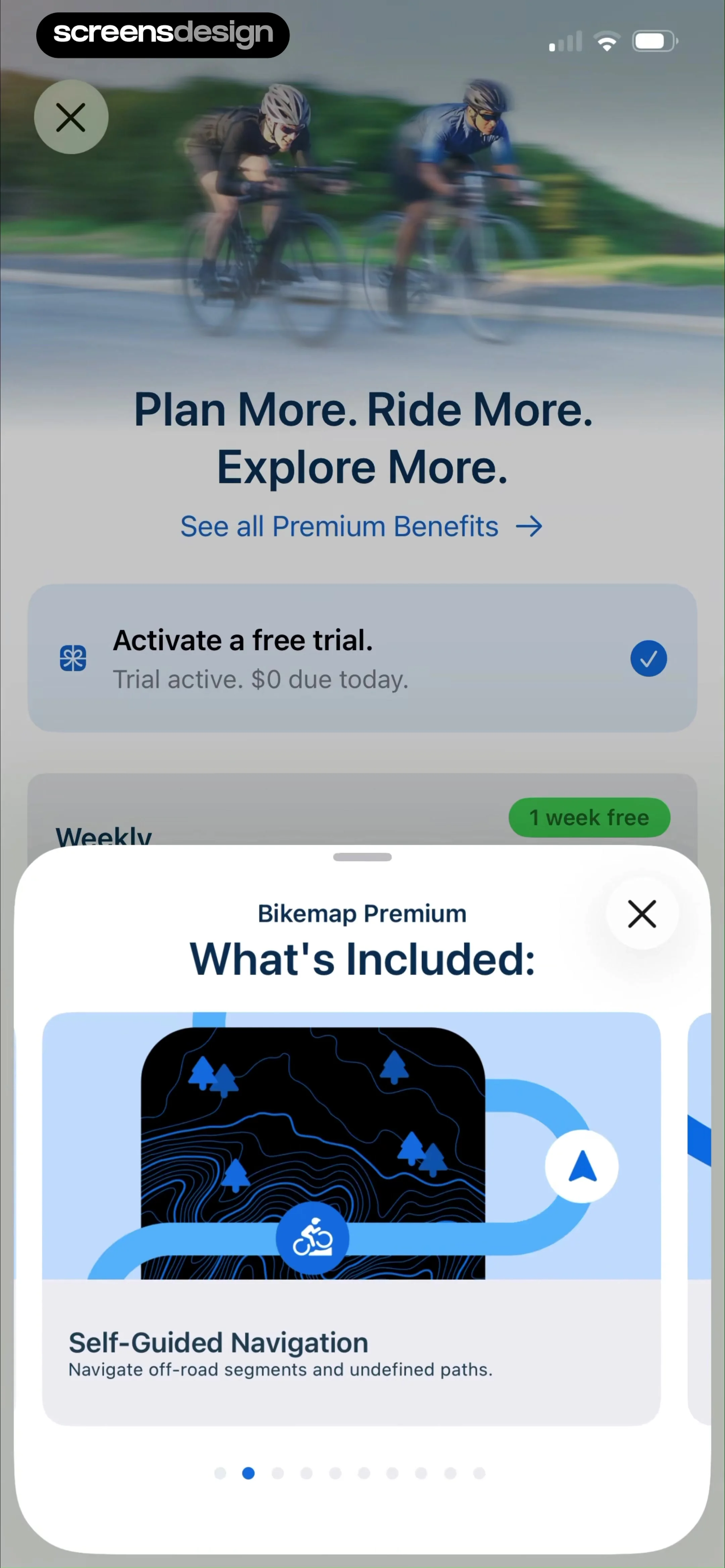 Bikemap: Bicycle Tracker & GPS screen 5