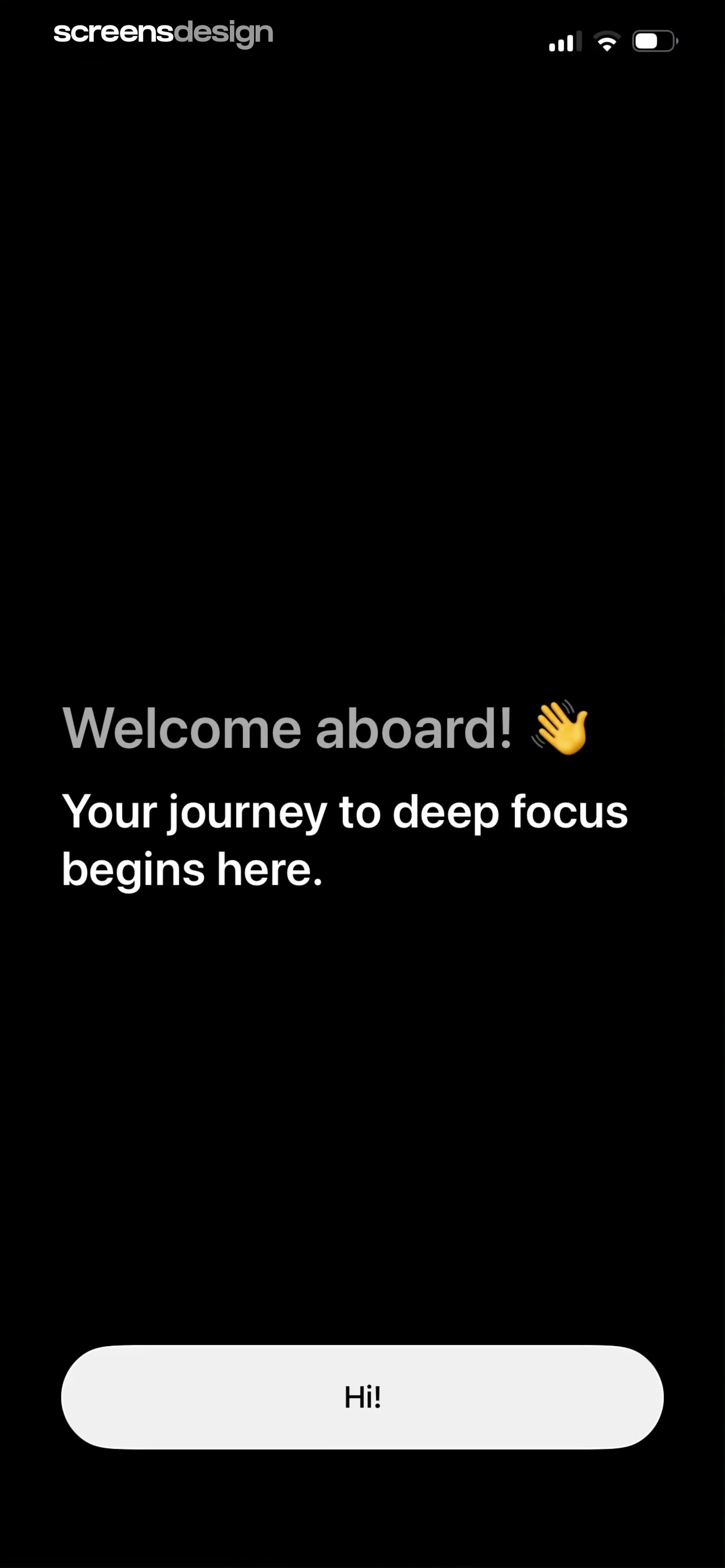 FocusFlight - Deepfocus Timer screen 1