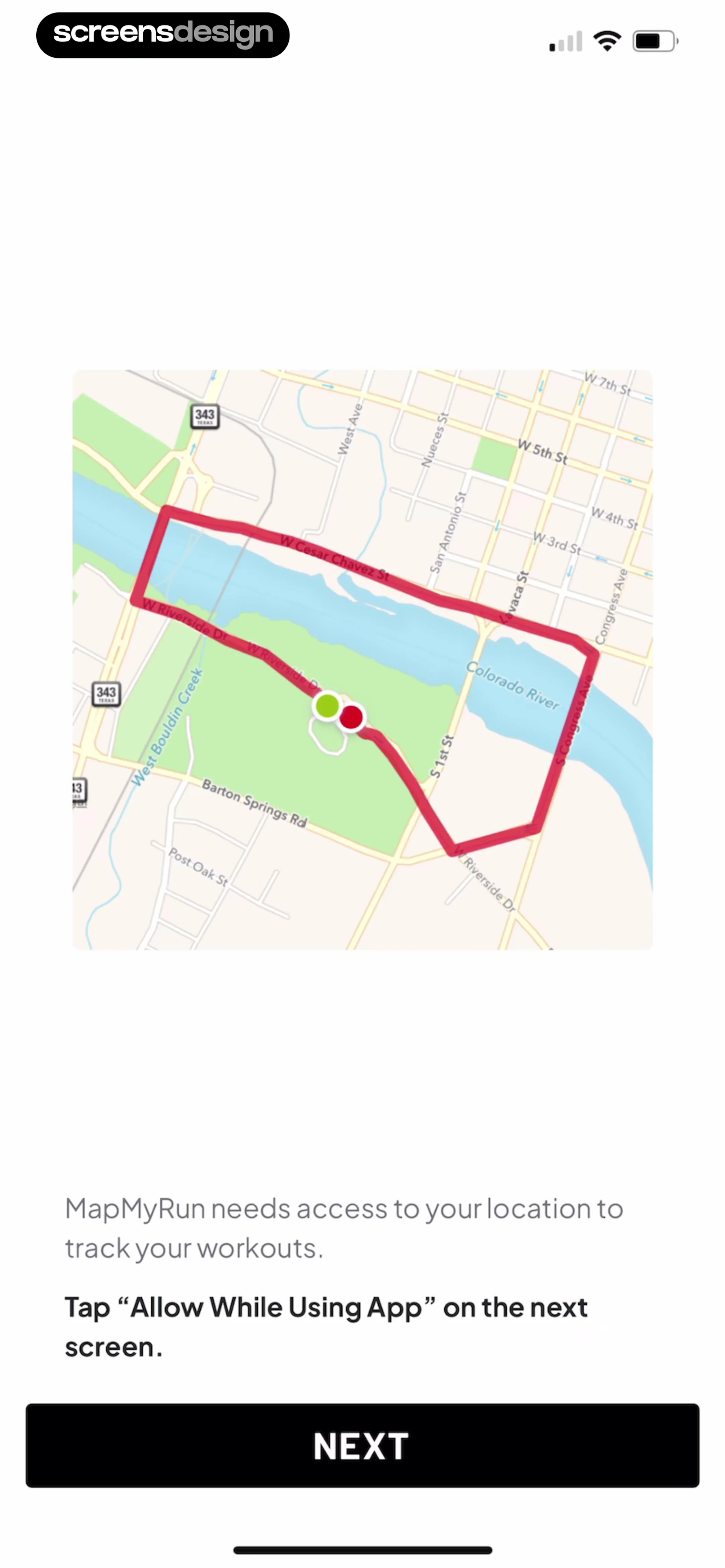 Map My Run GPS Running Tracker screen 7