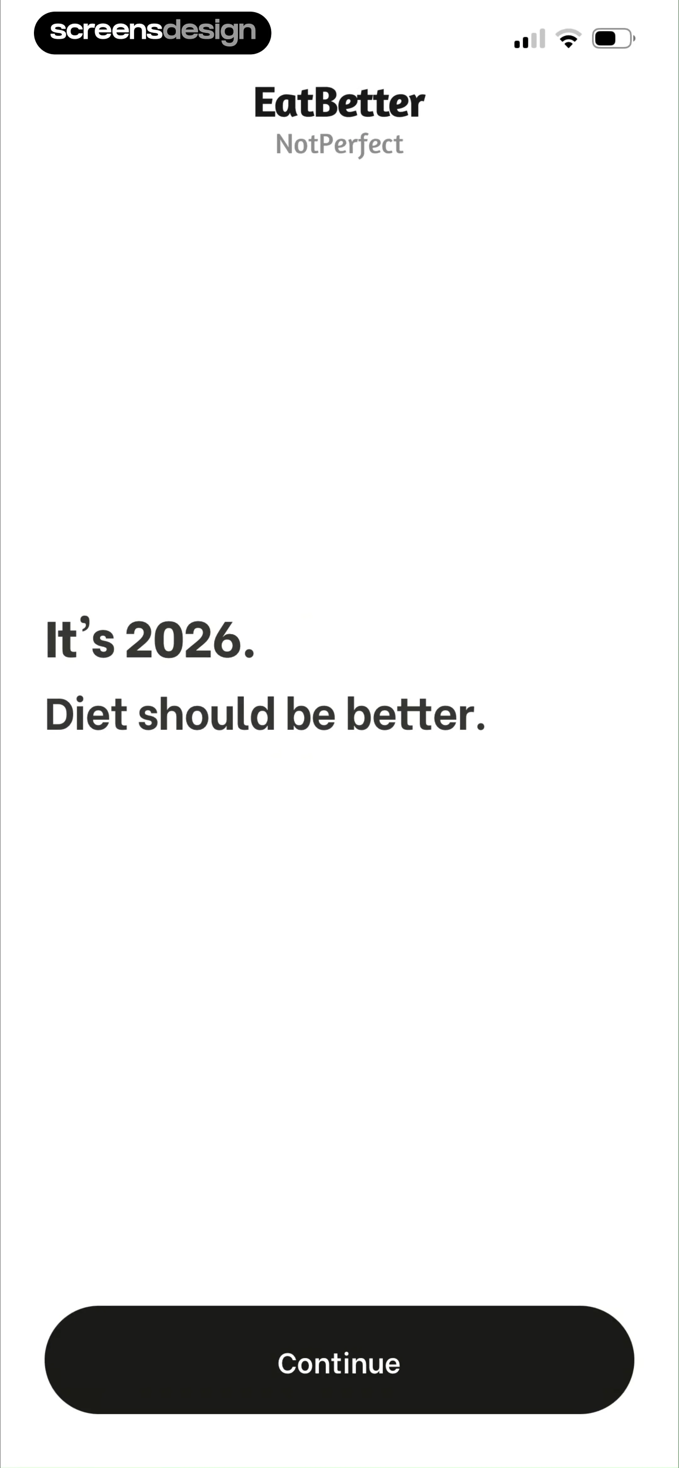 EatBetter: AI Food Journal screen 4