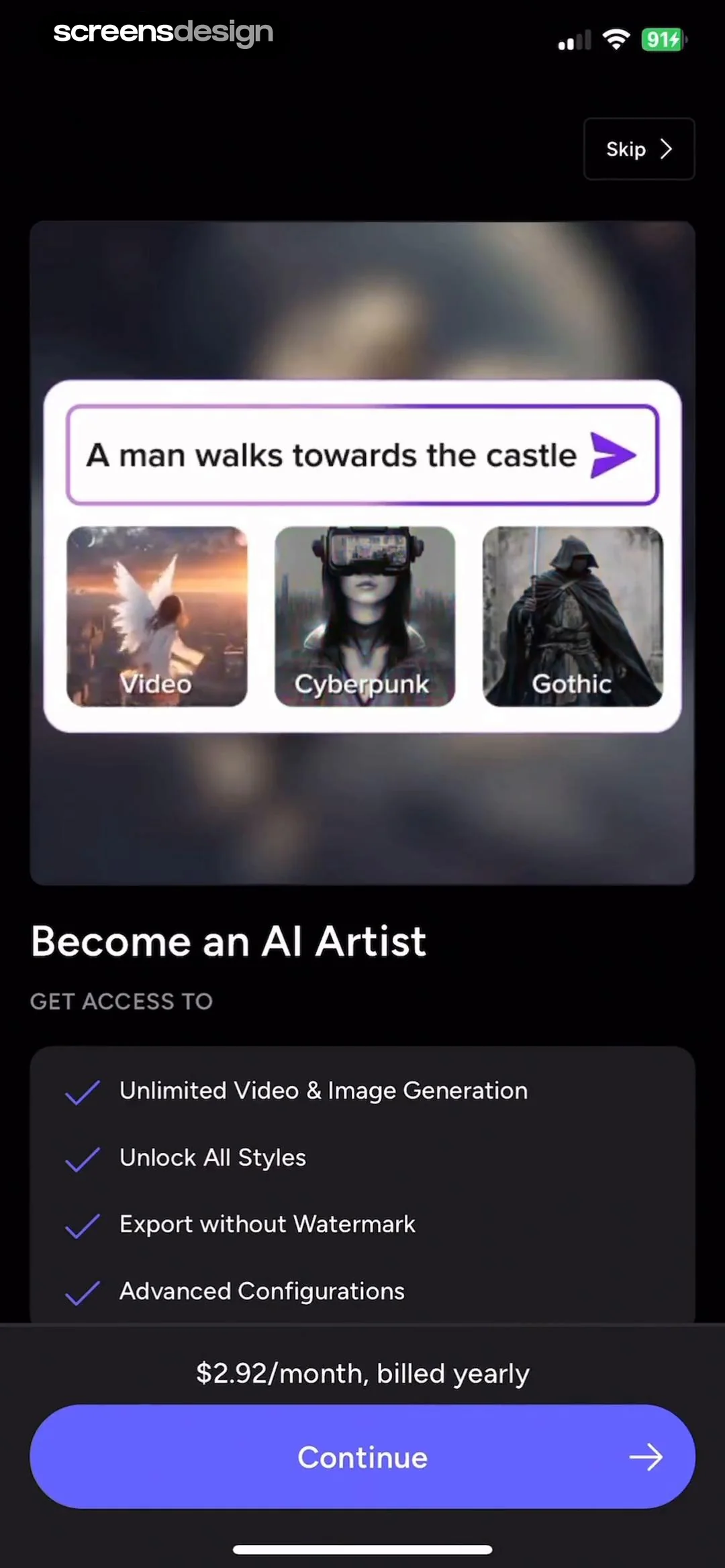 AI Image Generator - Monet screen 6