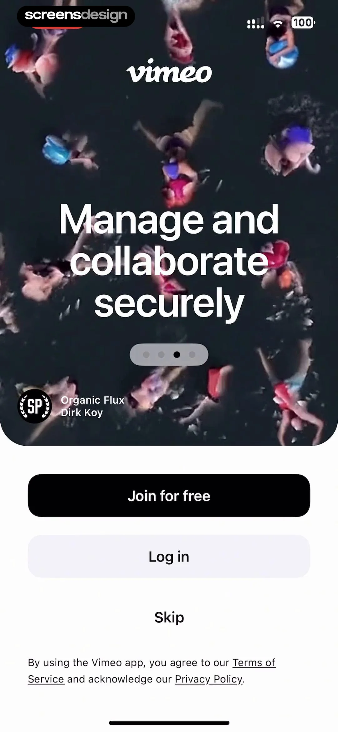 Vimeo screen 4