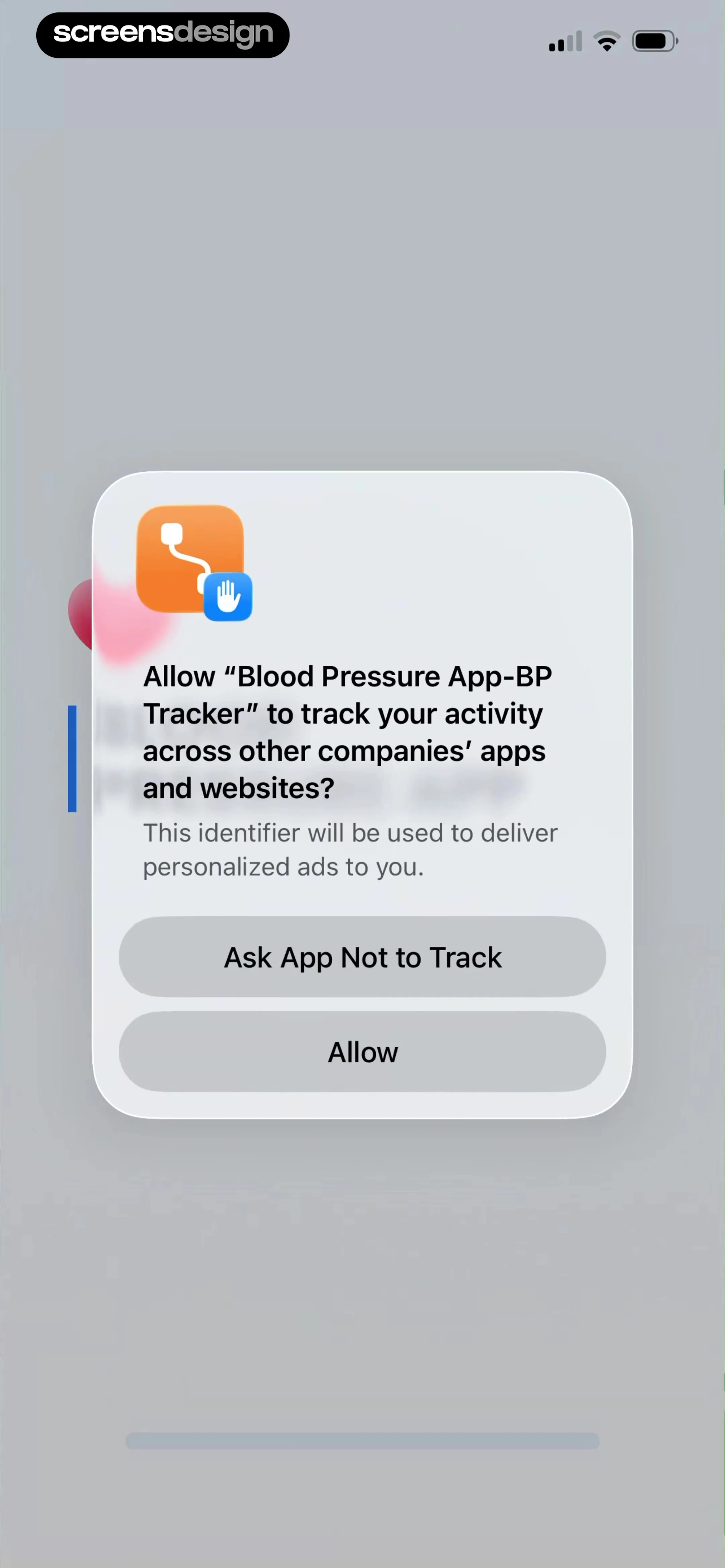 Blood Pressure App-BP Tracker screen 2