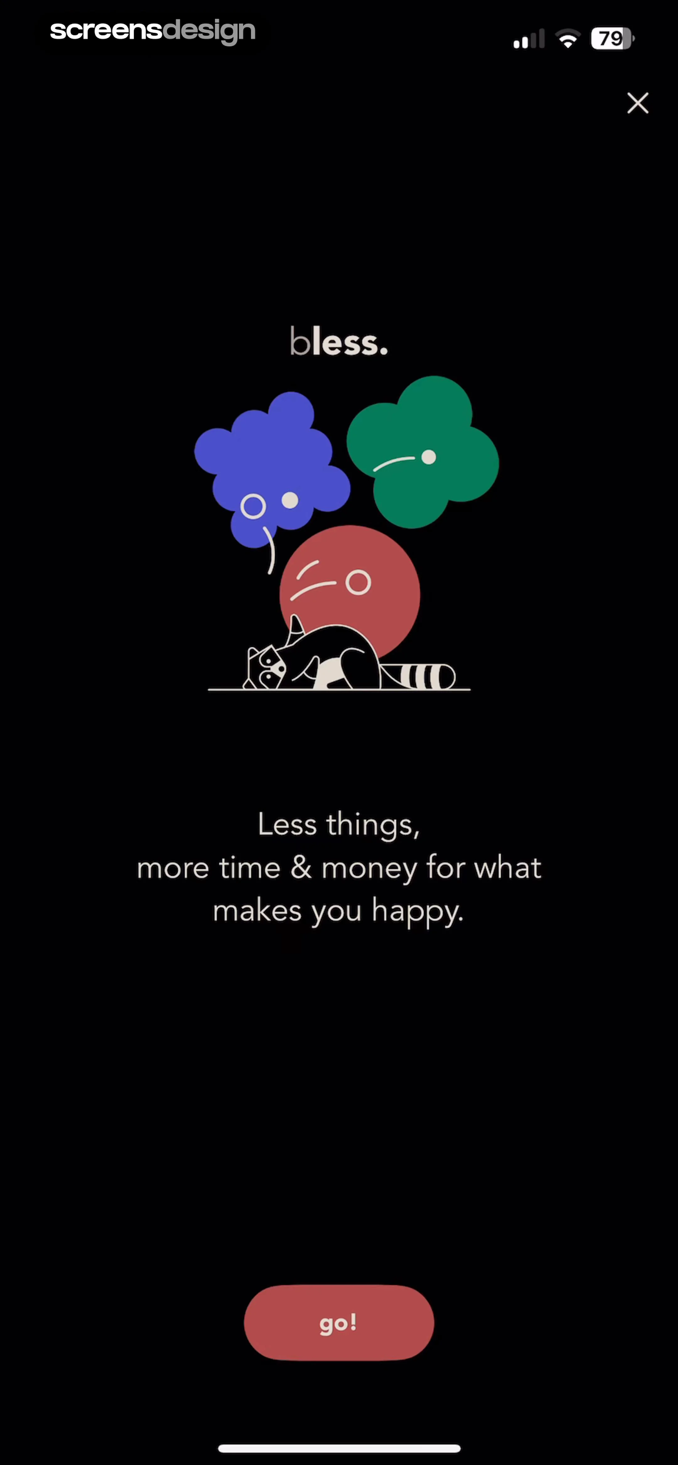 bless. minimal shopping habits screen 1