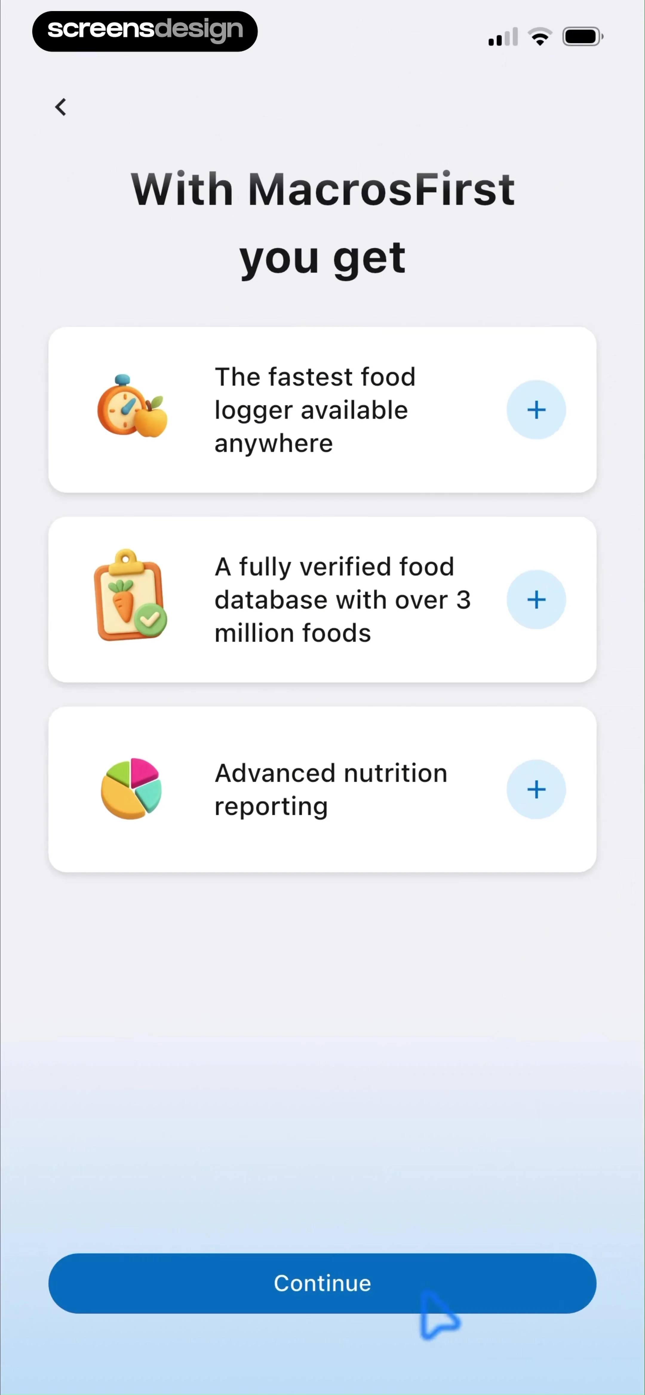 MacrosFirst - Macro Tracker screen 7