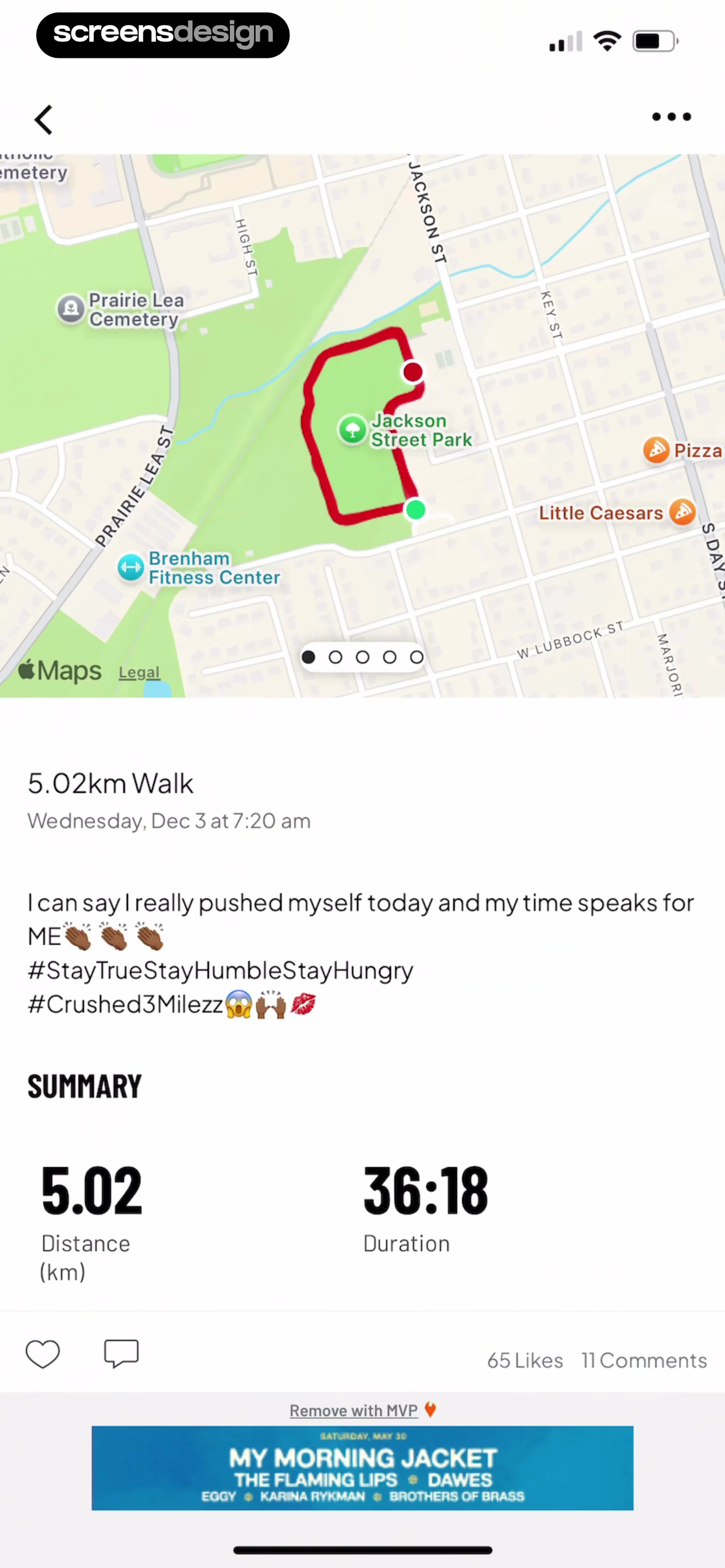 Map My Run GPS Running Tracker screen 48