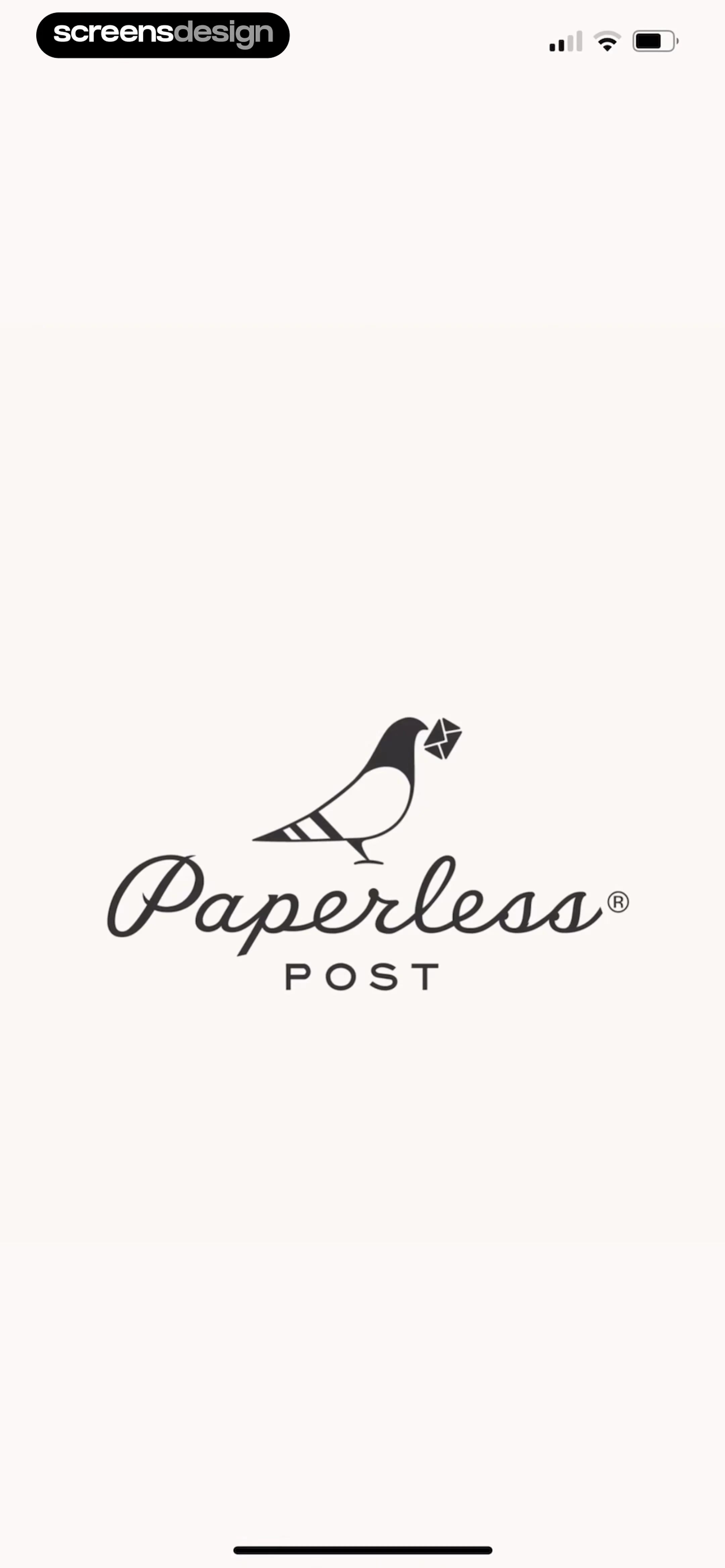 Paperless Post: Invitations screen 1