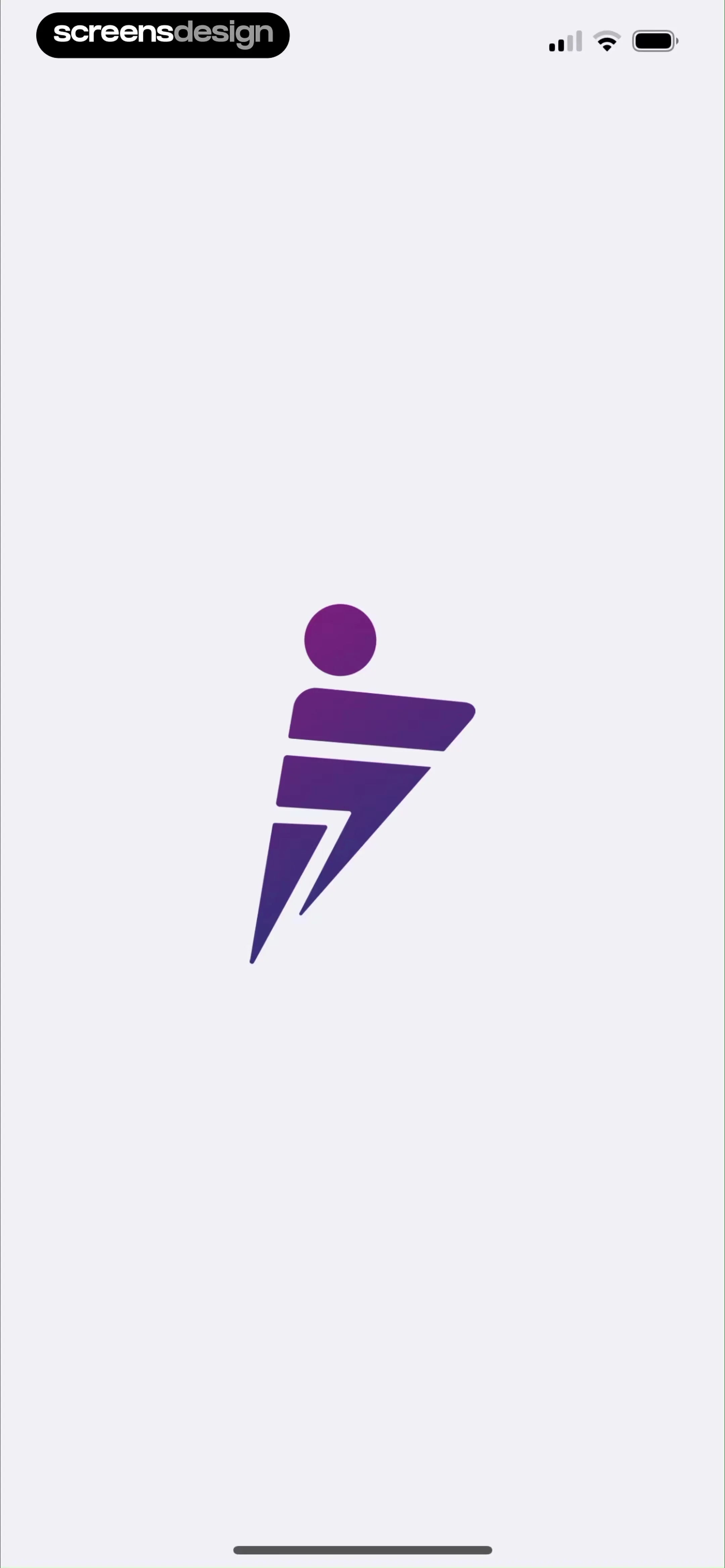 Running Tracker App – FITAPP screen 1