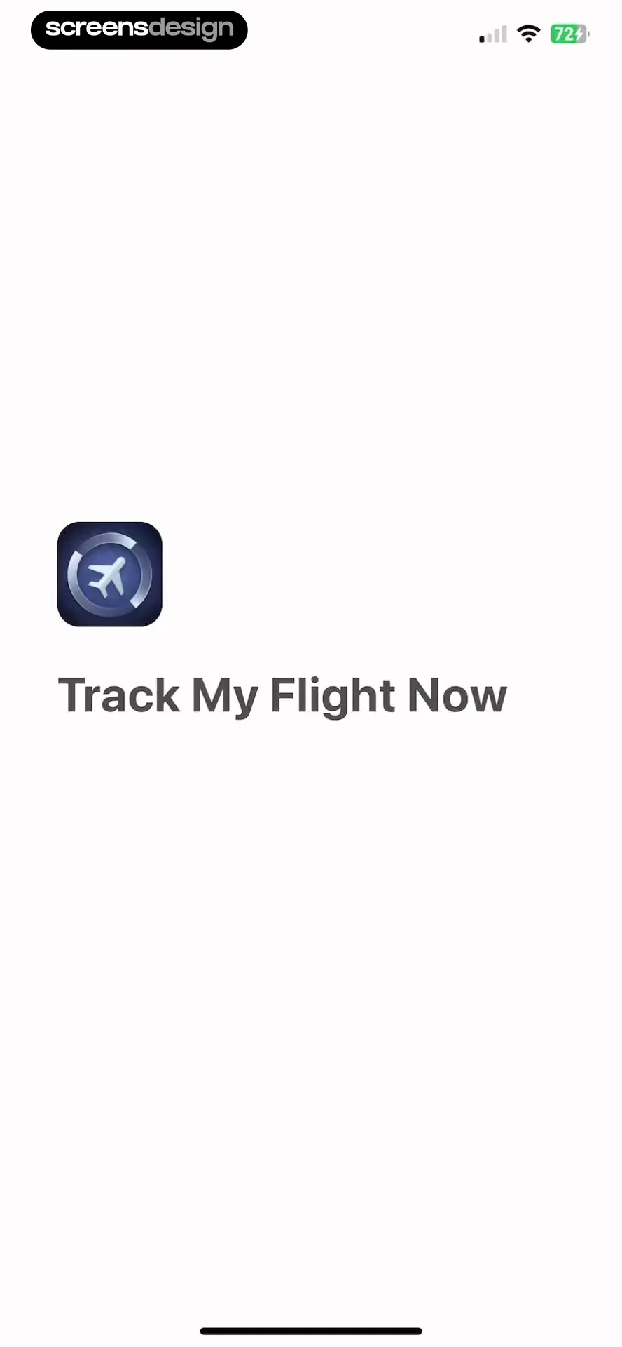 Track My Flight Now screen 1
