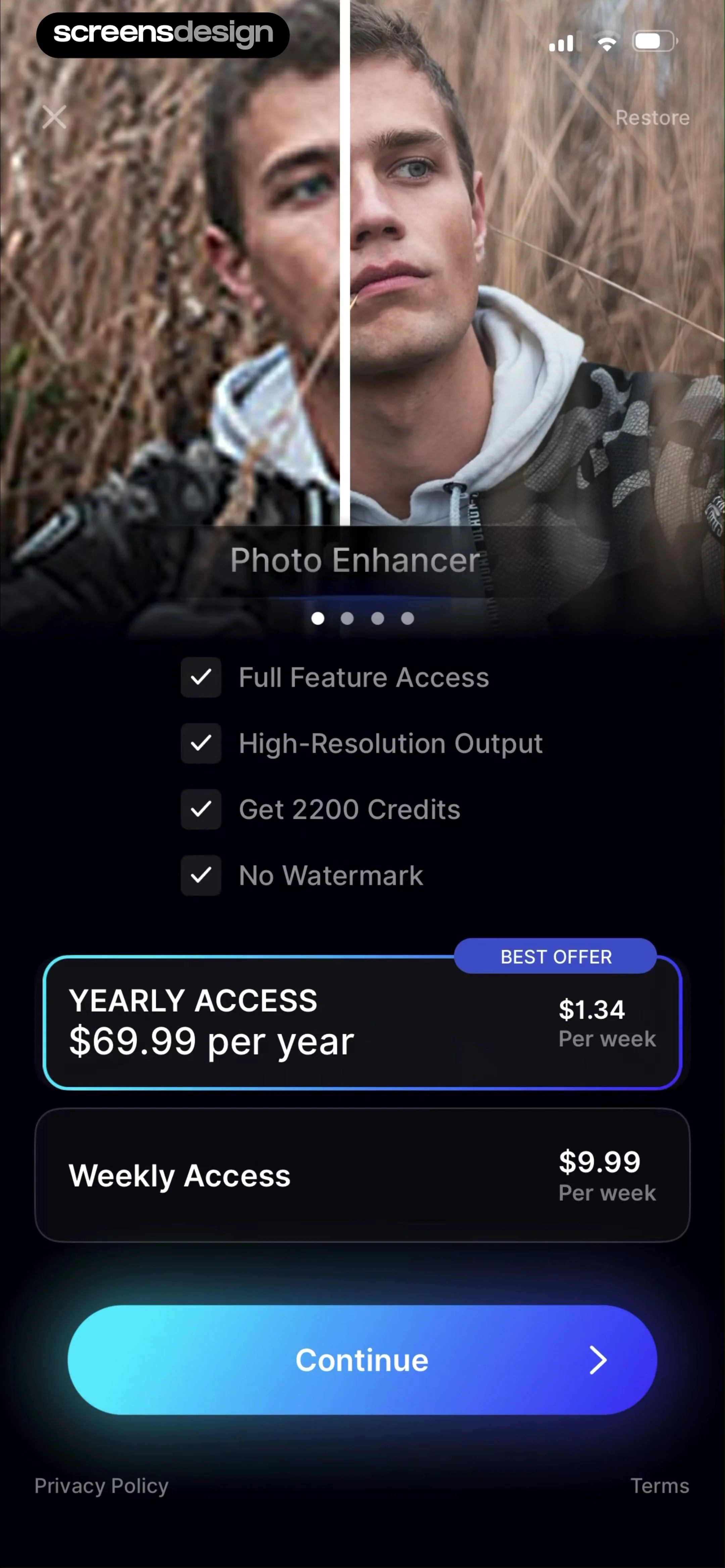 TOP AI: Video Enhancer Photo screen 7