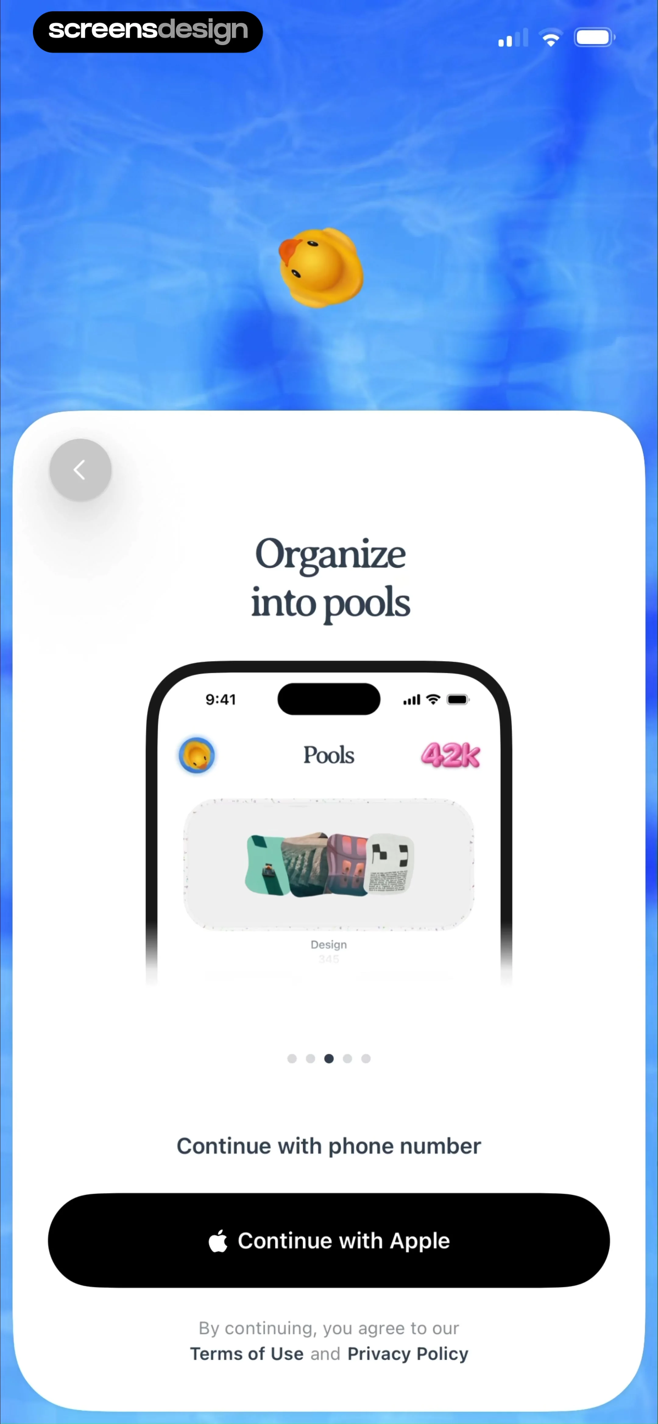 Pool, the screenshot app screen 4