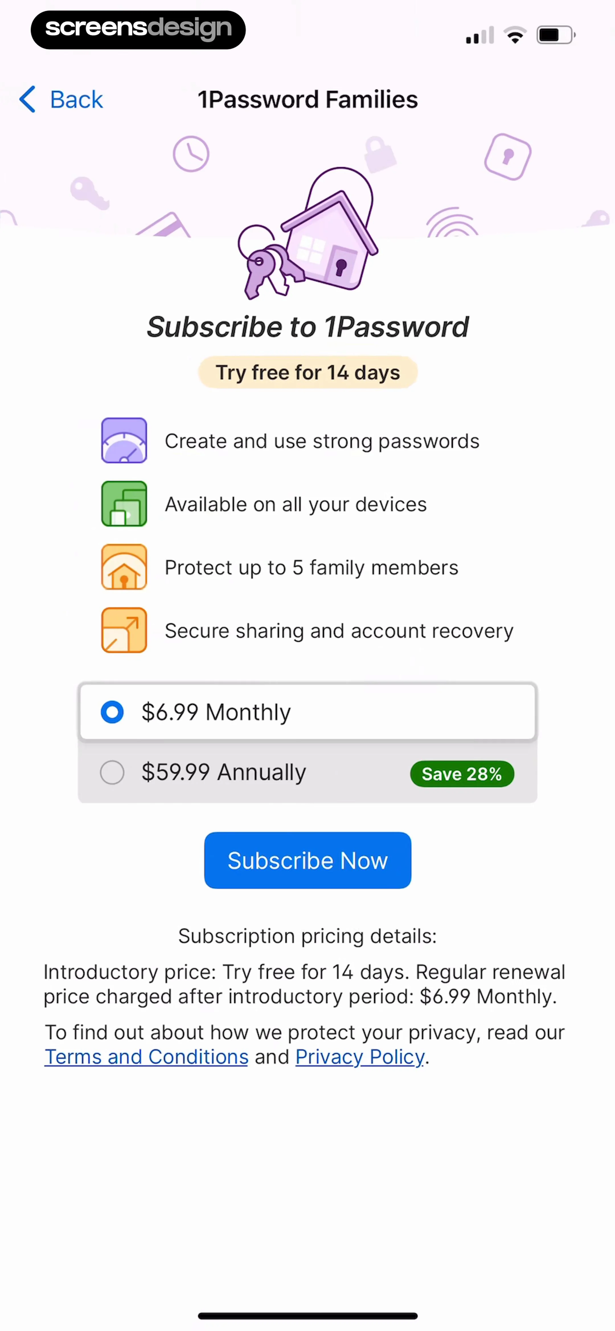 1Password: Password Manager screen 8