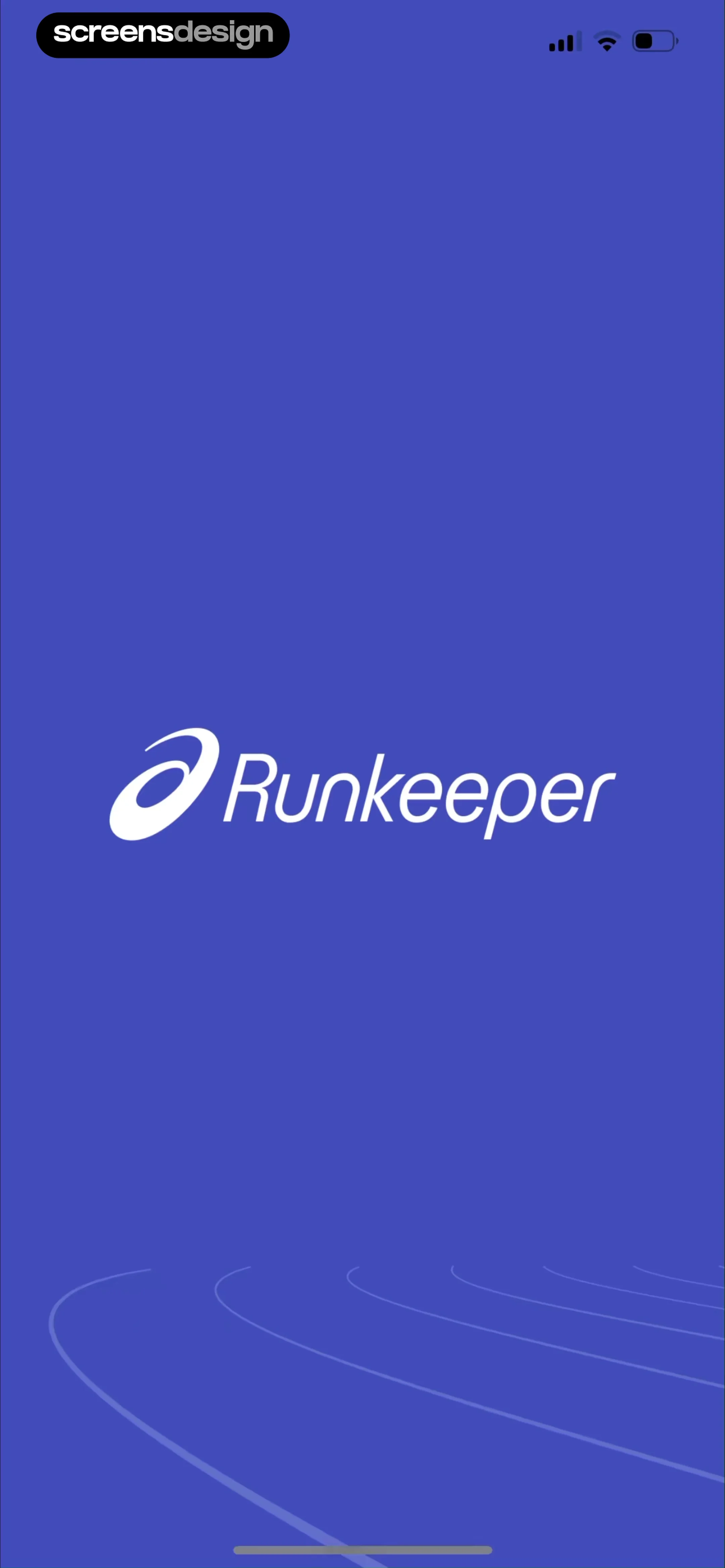 ASICS Runkeeper—Run Tracker screen 1