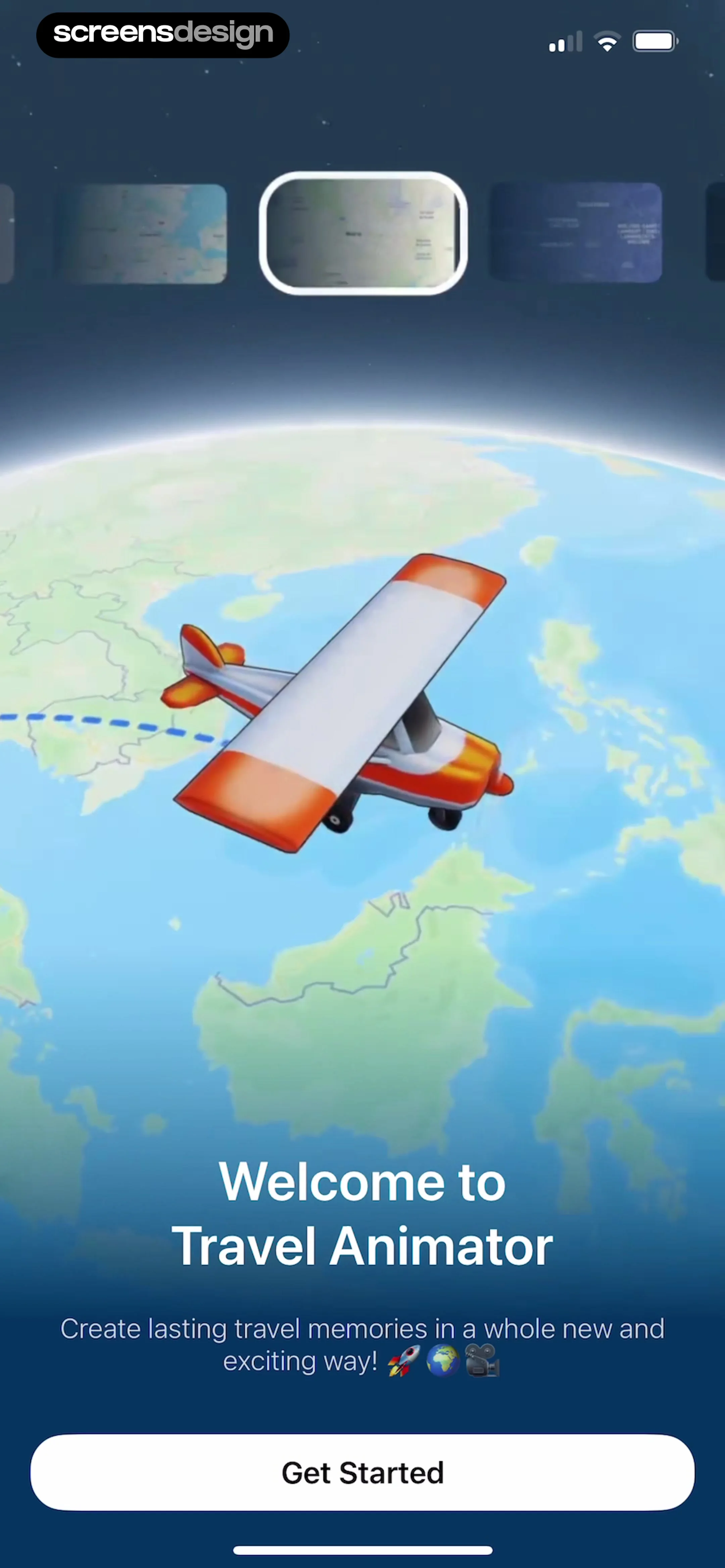 TravelAnimator: Journey Route screen 6