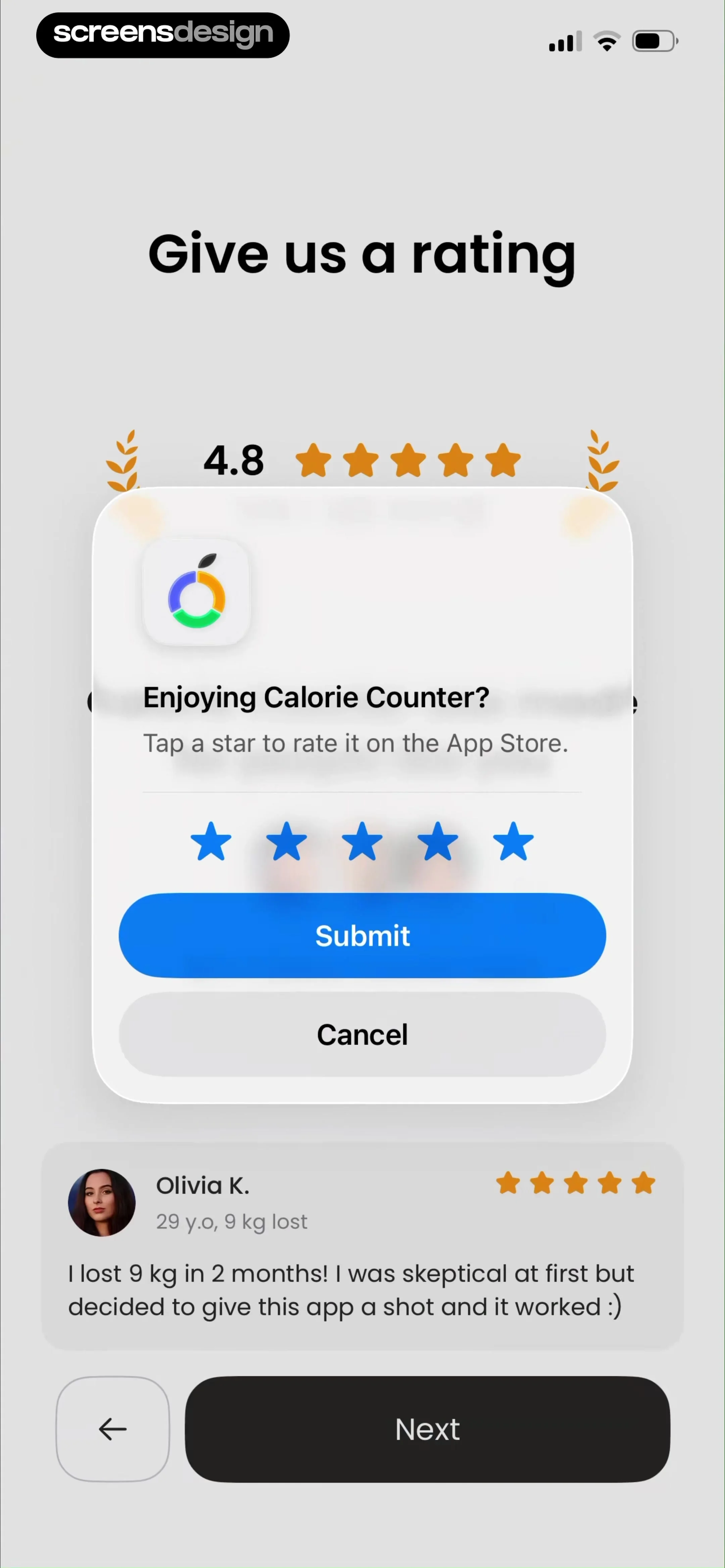 Calorie Counter by Numify screen 85